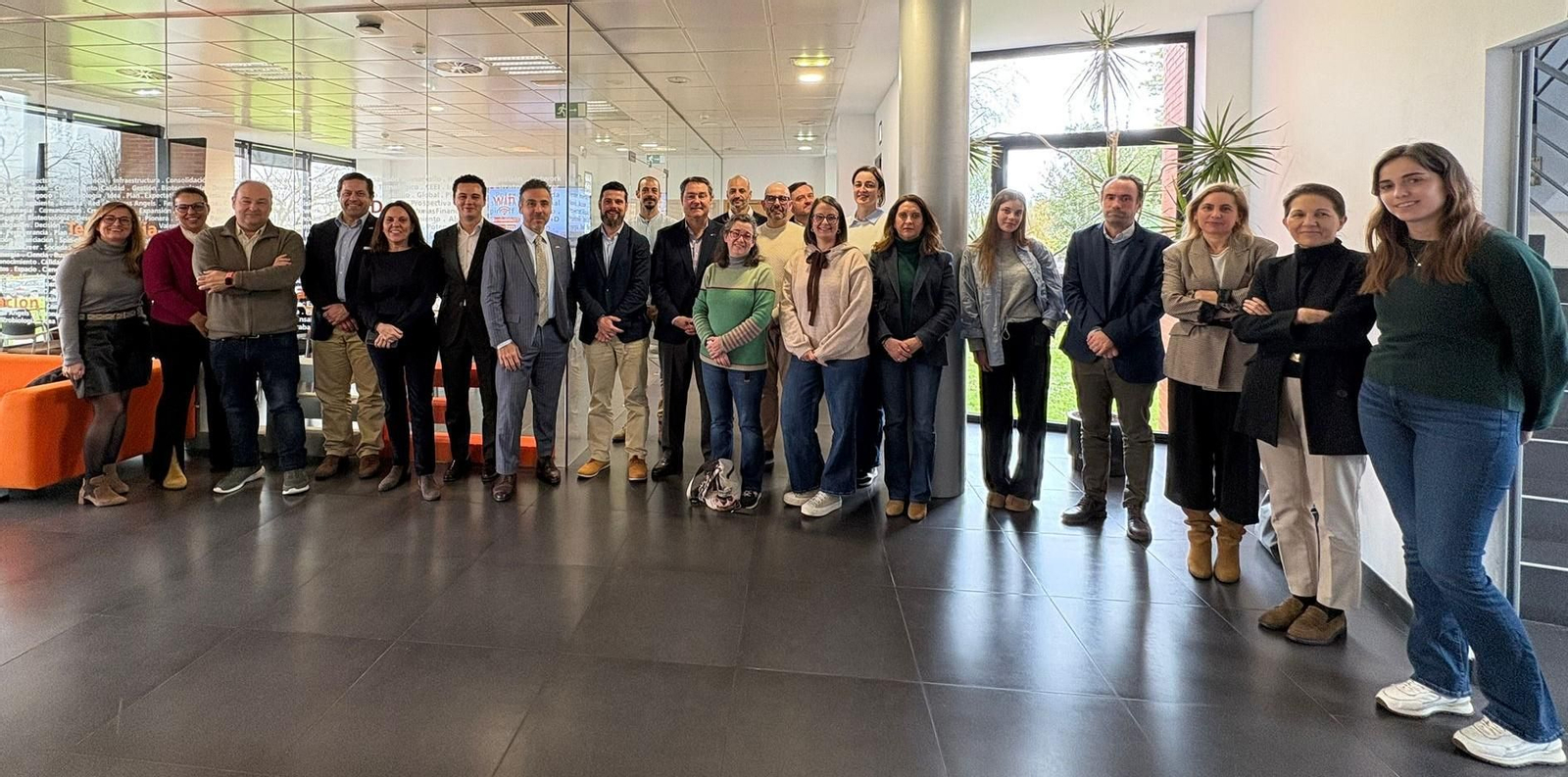 Foto de familia de la visita de Carolina del Norte