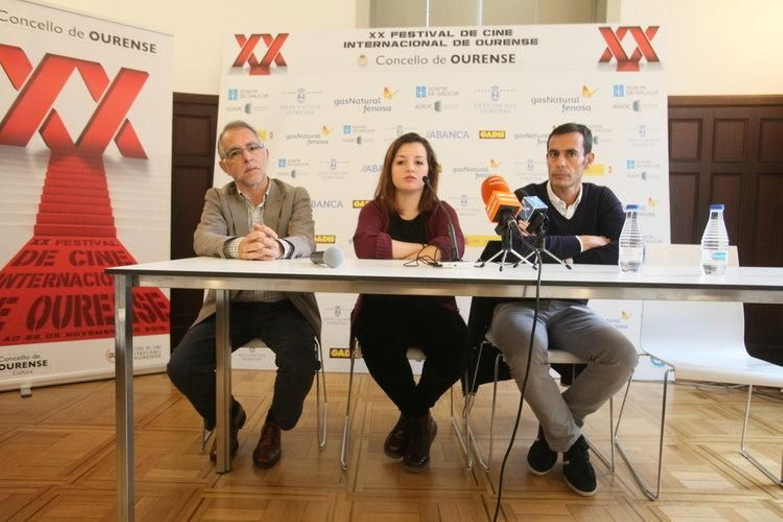 La directora de "Zamarras negras", Iris Justo, y Carlos Bermello.