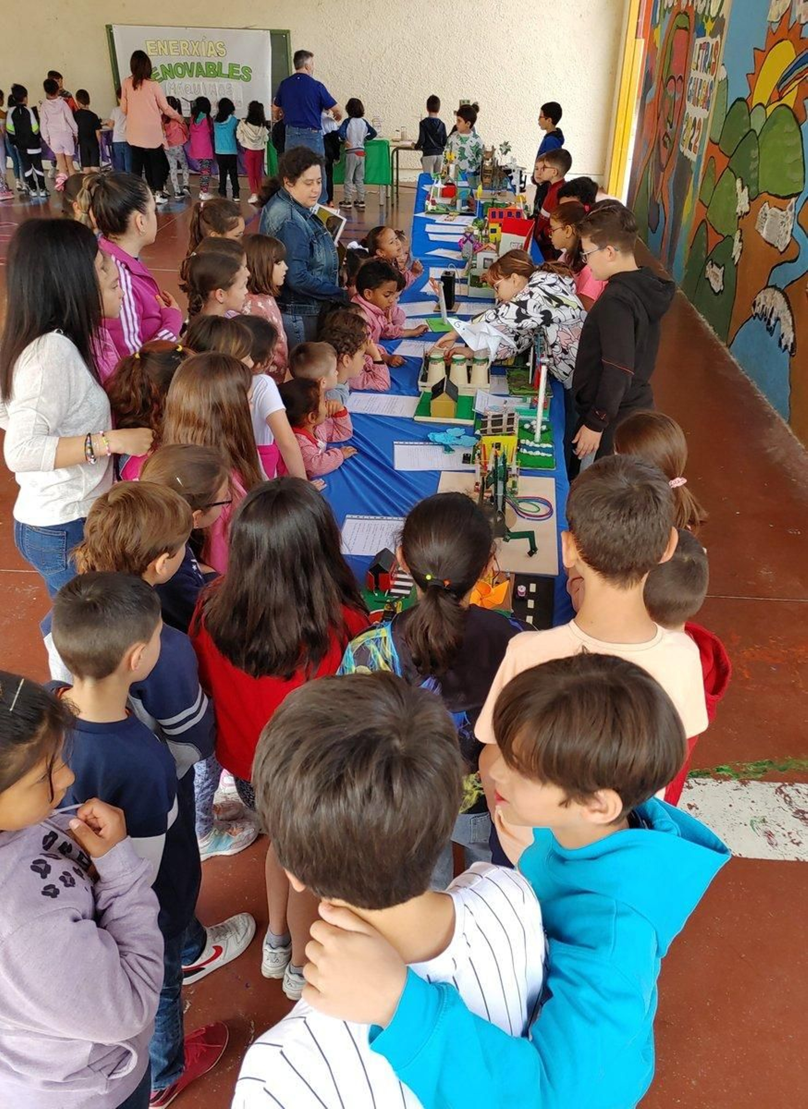 Feira de proxectos de enerxías renovables no CEIP Condesa de Fenosa do Barco.