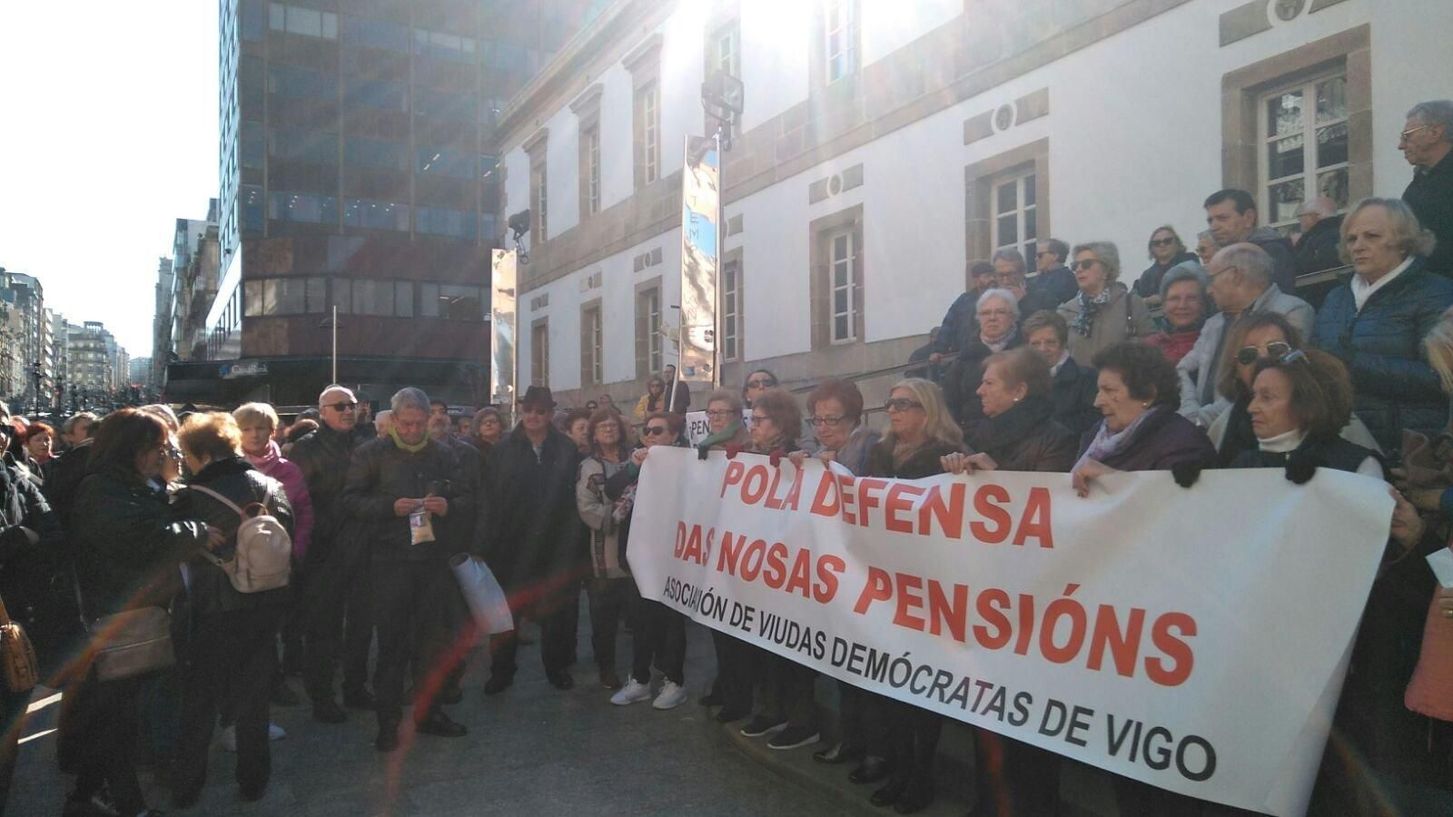 Los jubilados, en la calle