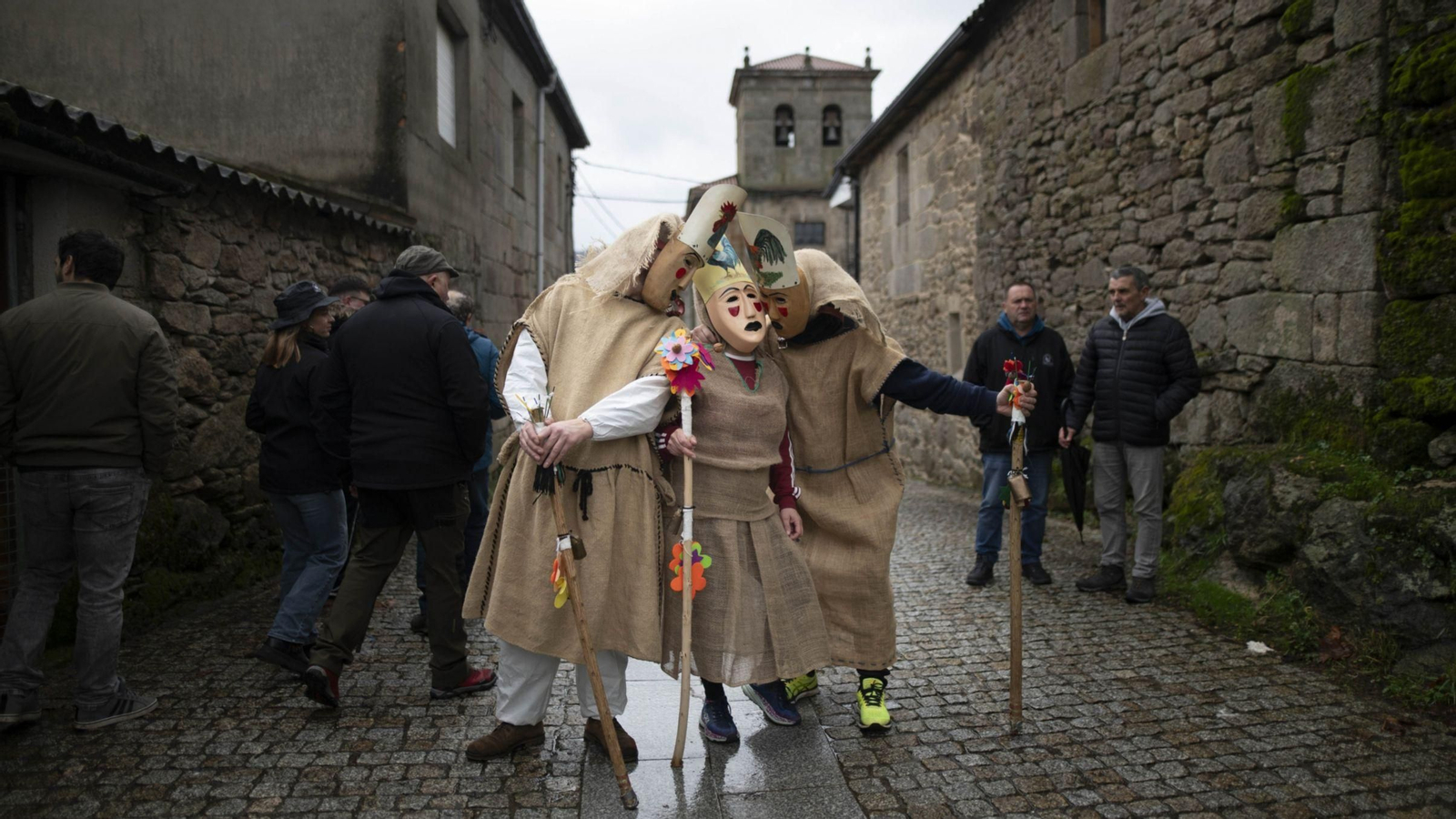 Os tres zamarreiros deste ano foron os grandes protagonistas dunha xornada moi especial na Mezquita.