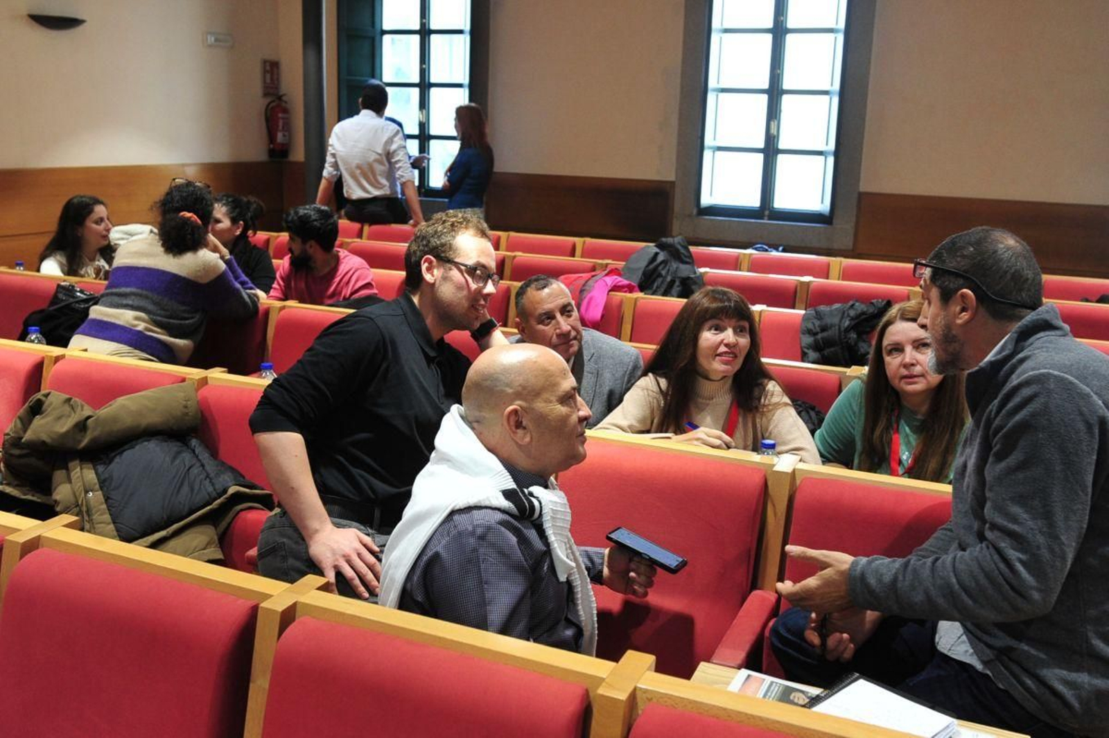 Un grupo de autónomos durante las jornadas de emprendimiento del pasado 6 de diciembre.