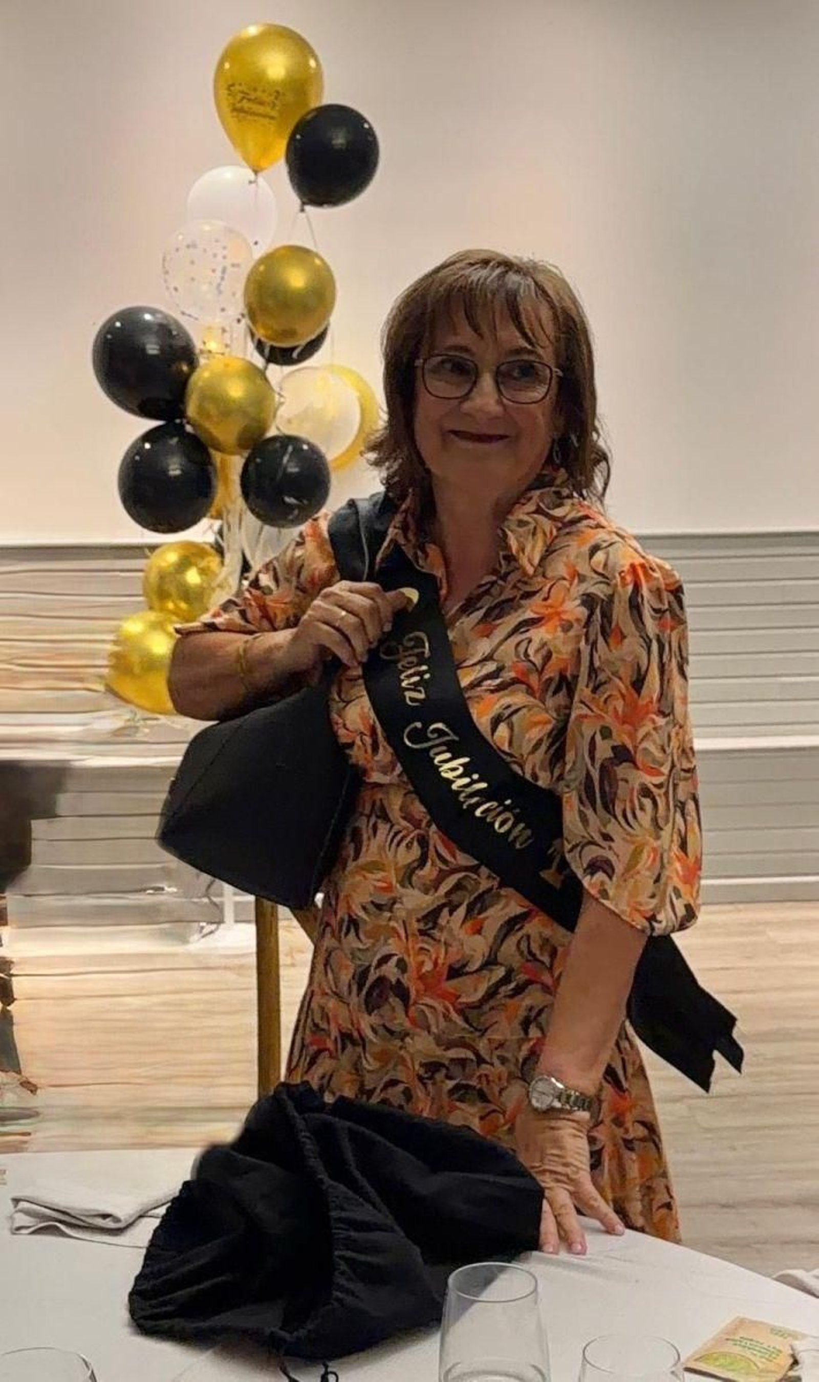La homenajeada Amparo Novoa.