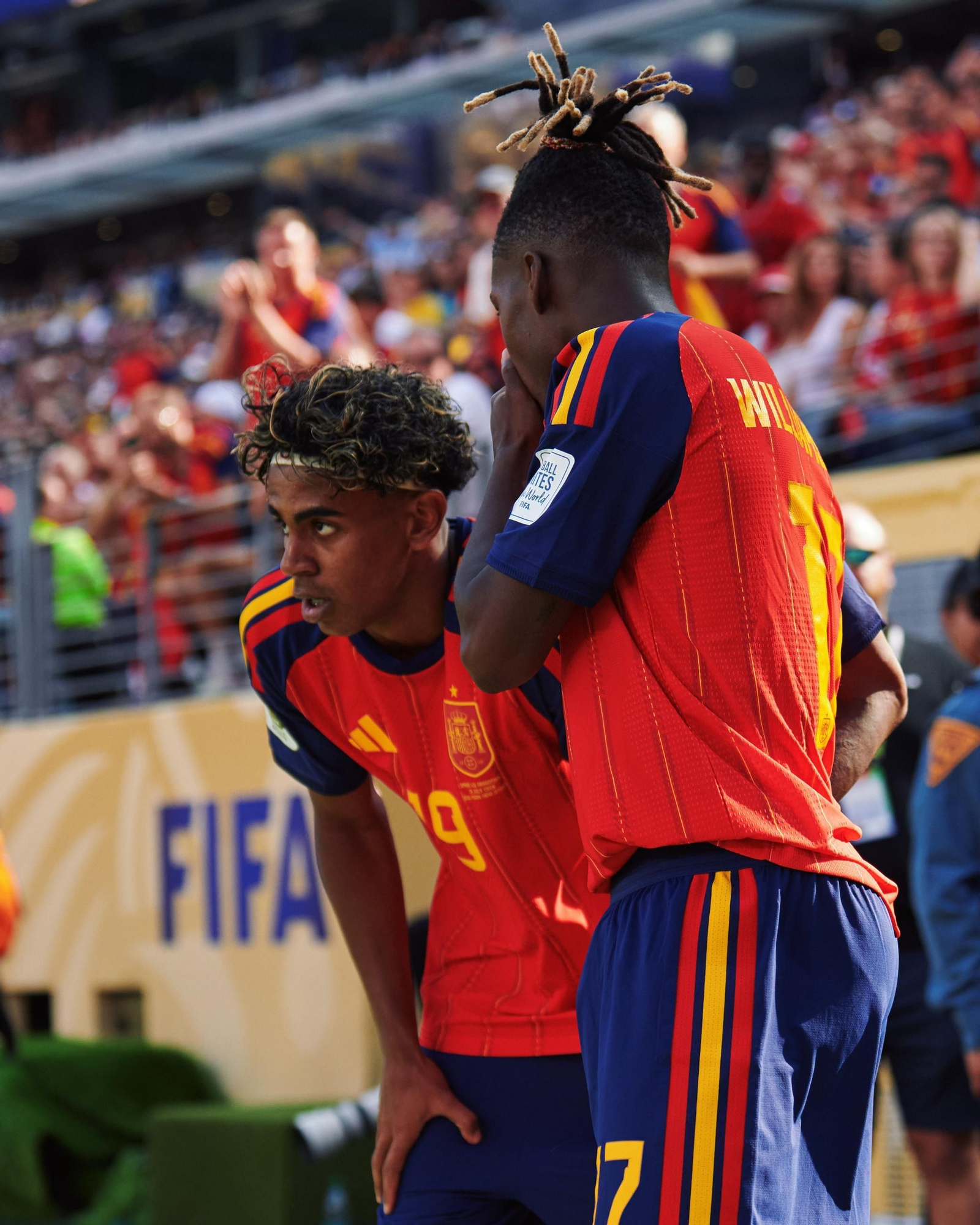 Lamine Yamal y Nico Williams llegaron limitados al Mundial, pero acabaron fabricando el gol de la victoria.