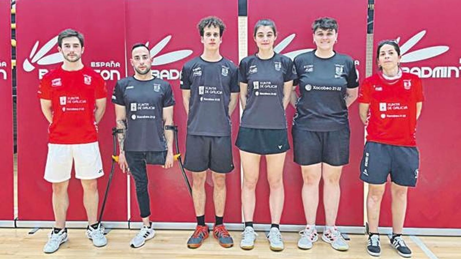 La representación del Athlos en el Campeonato de España absoluto y parabádminton.