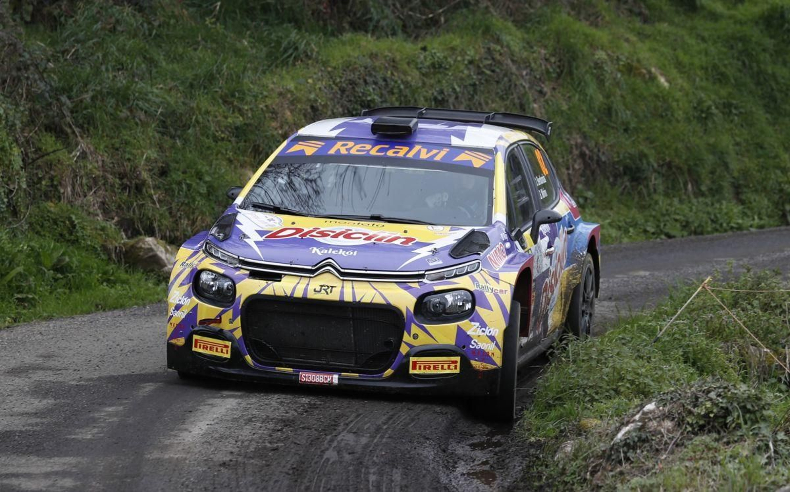 El participante del equipo JRT realizó una prueba muy regular en los tramos  pontevedreses.