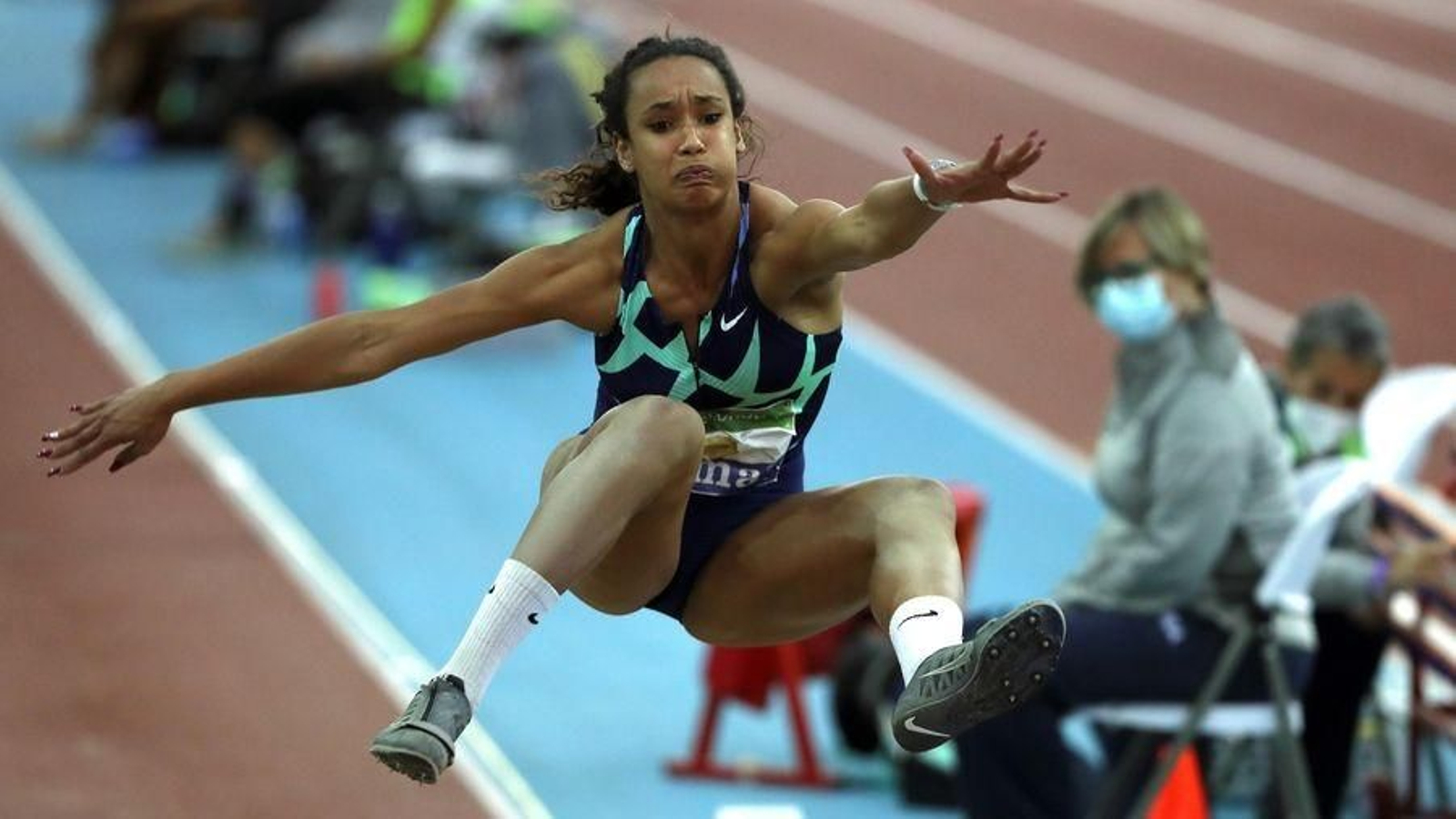 María Vicente, con su récord de España de pentatlón, fue la gran protagonista de la primera jornada.