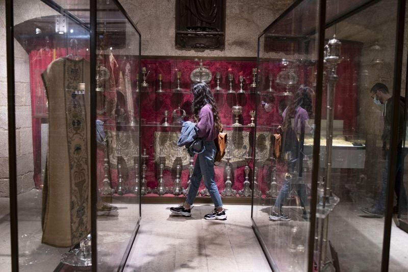 Ourense. 14/05/2021. Apertura de las visitas turísticas a la catedral de Ourense desde el inicio de la Pandemia por el Covid-19.
Foto: Xesús Fariñas