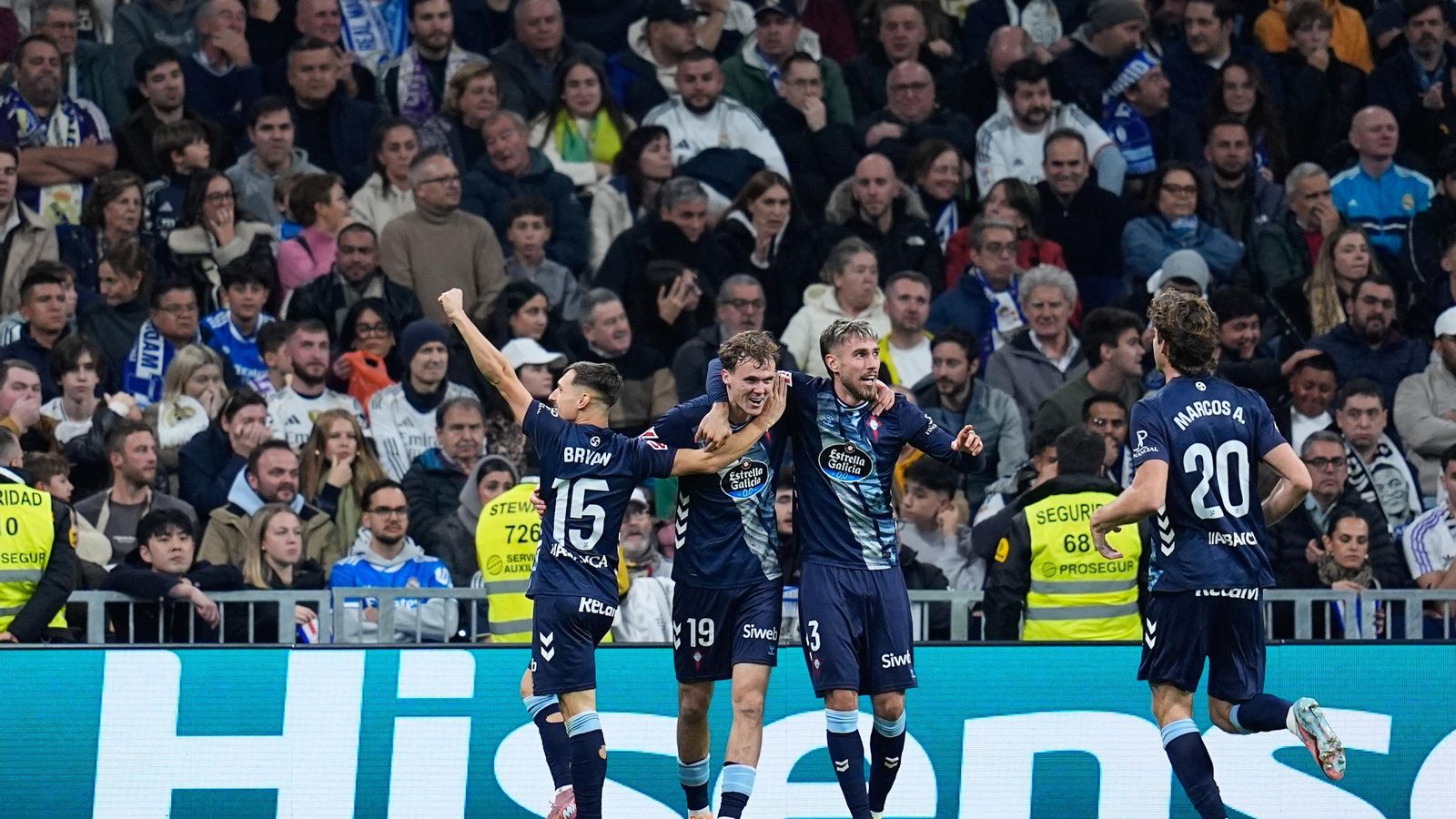 Galería | El Celta regresa al Santiago Bernabéu