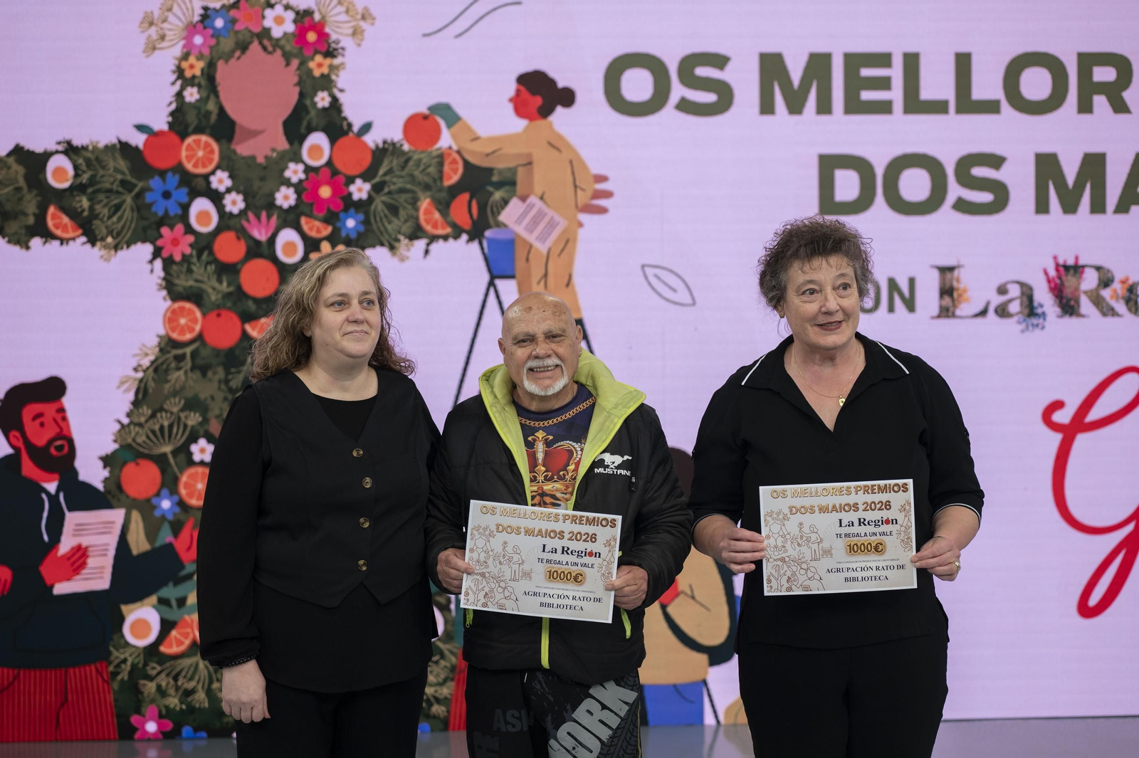 Galería | Os mellores premios aos Maios e coplas 2026 do concurso de La Región recollen sus premios