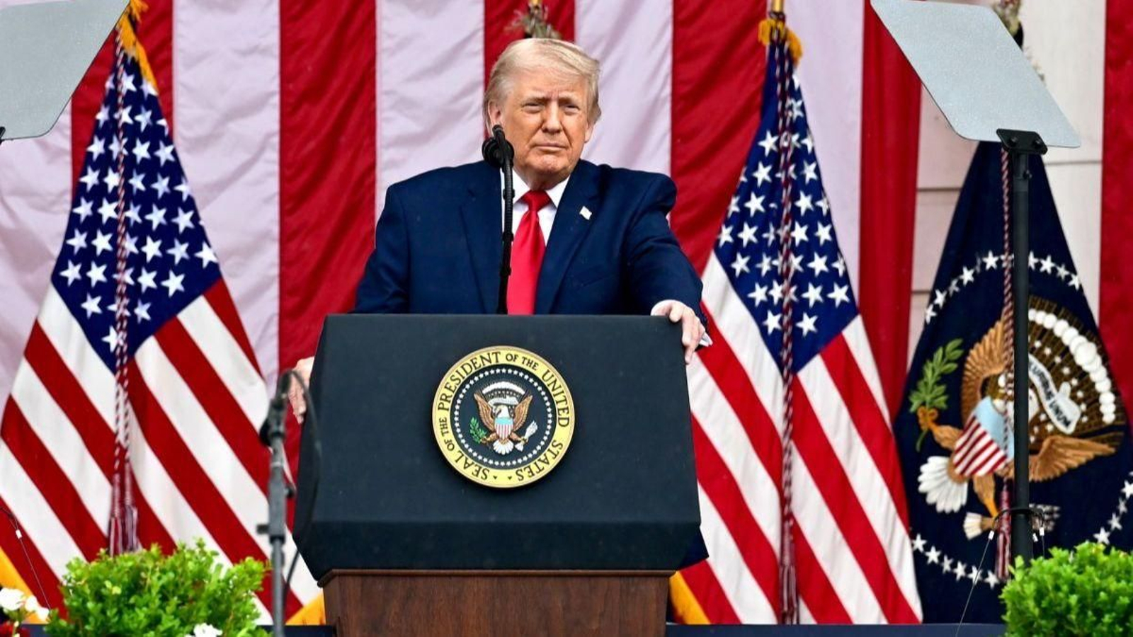 El presidente estadounidense, Donald Trump