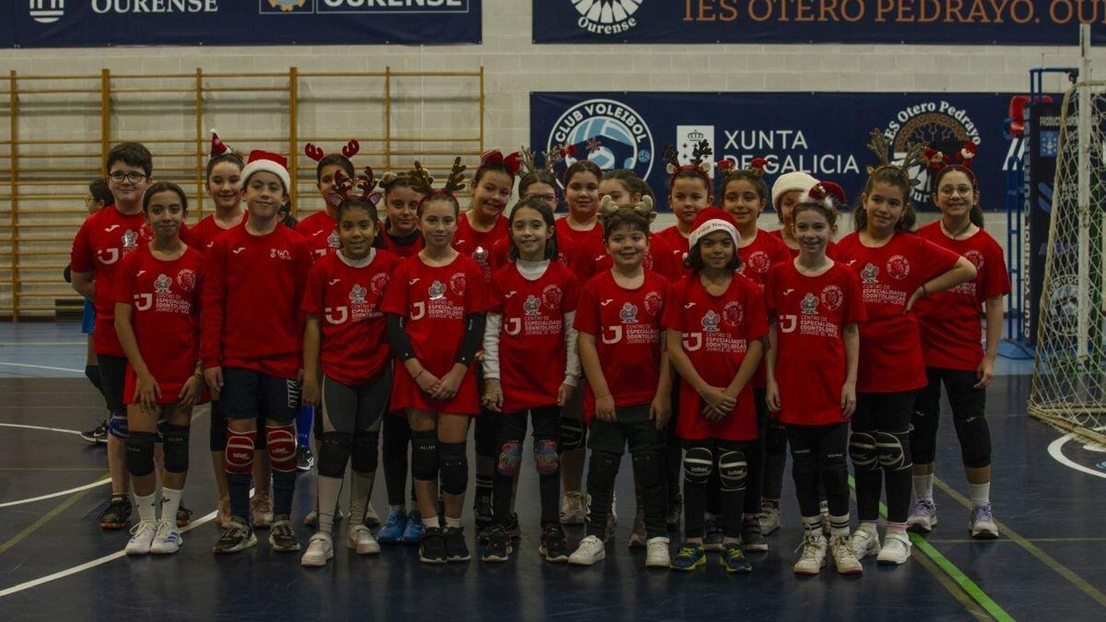 Desde Verín se desplazó un buen número de deportistas escolares.