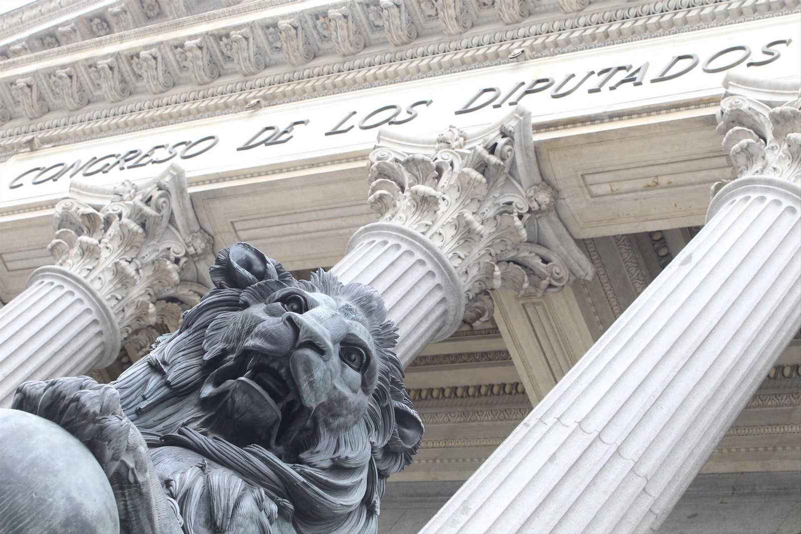 Exterior del Congreso de los Diputados