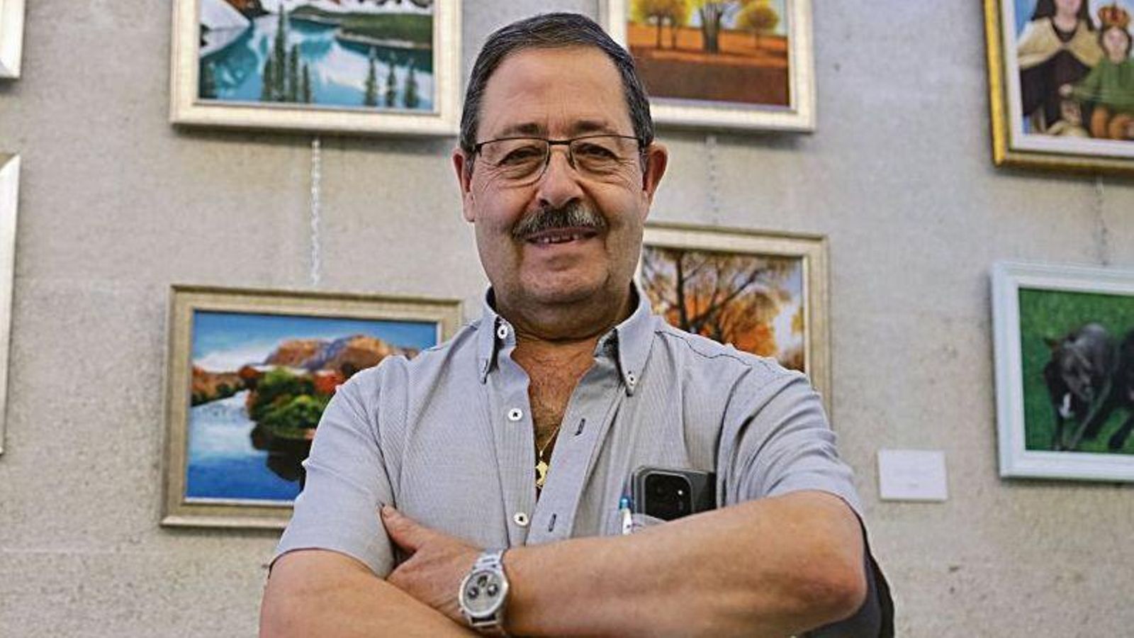 Ramón González,  alumno desde hace un año y medio