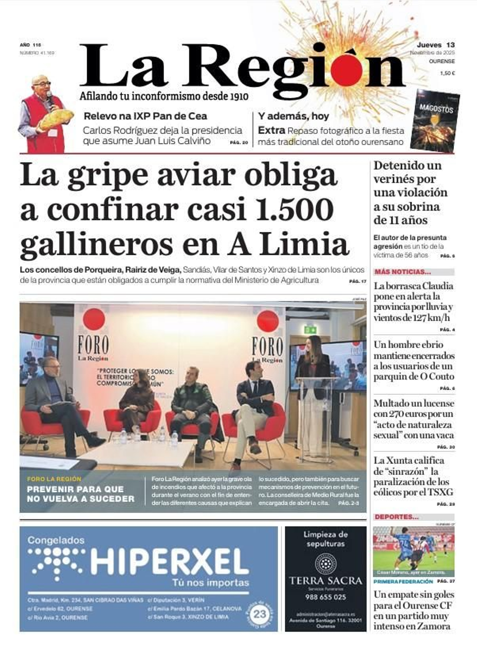 Portada 13 de noviembre