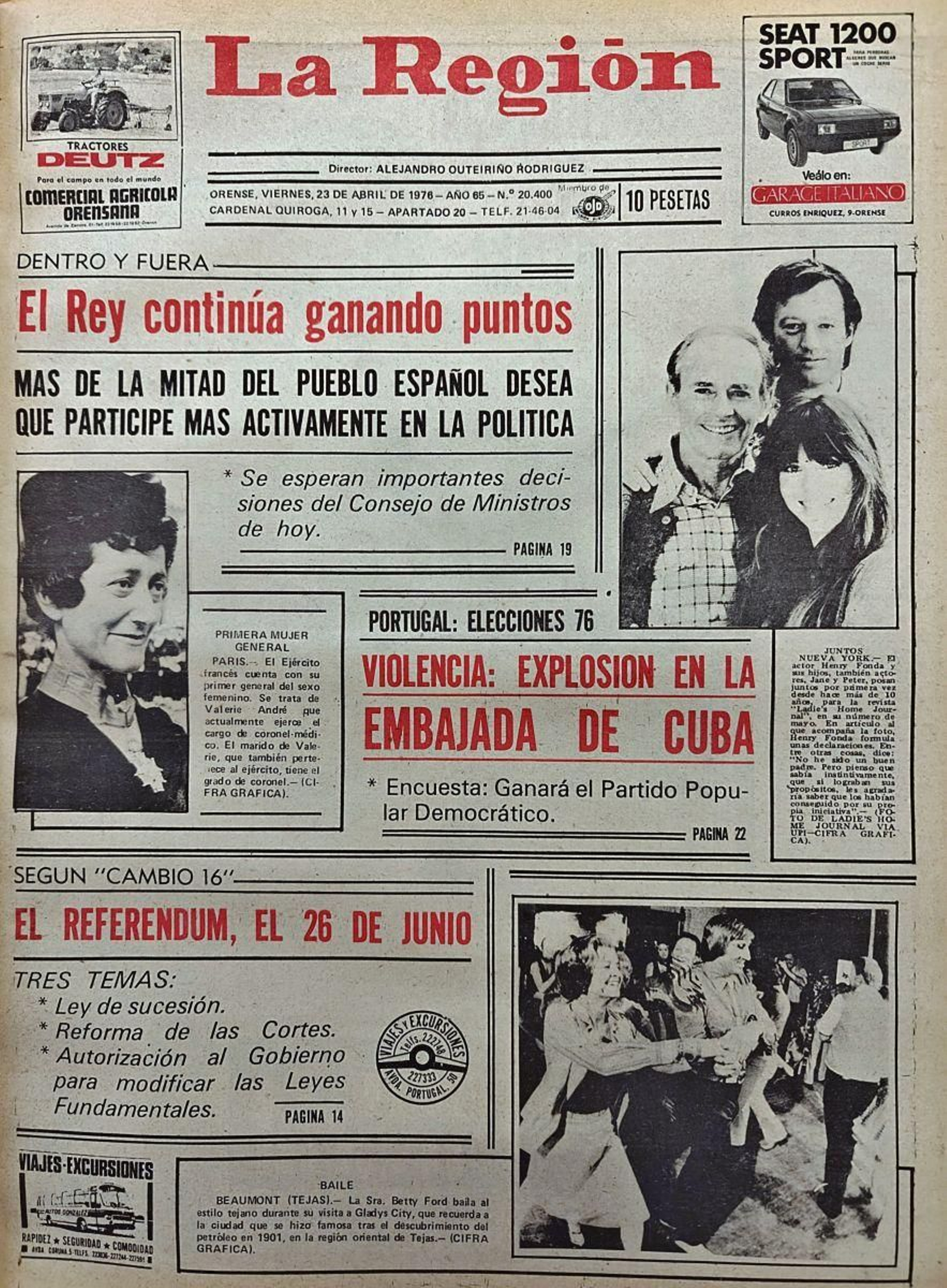 Proyecto de isleta central en la calle de Juan XXIII