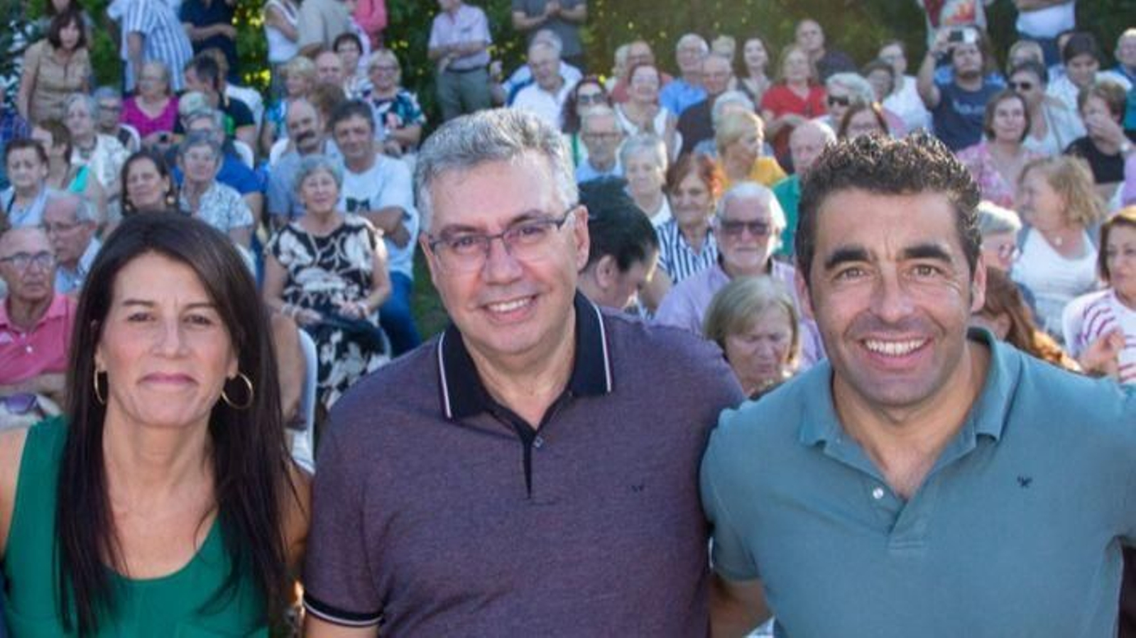 De izquierda a derecha, Martínez Allegue, Javier Bas y Luis López.