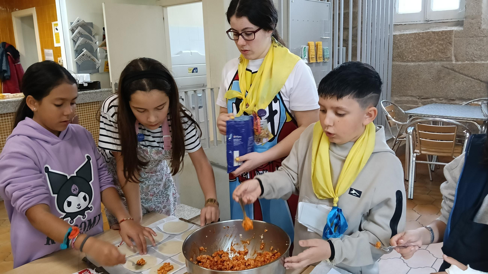 Diversión e sabor entre fogóns en Amencer