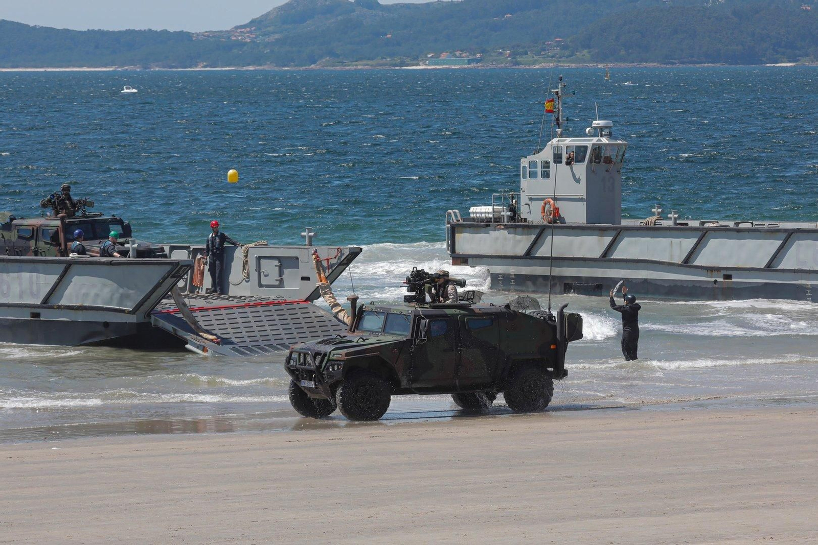 Exhibición flota Dédalo 24 en Samil.