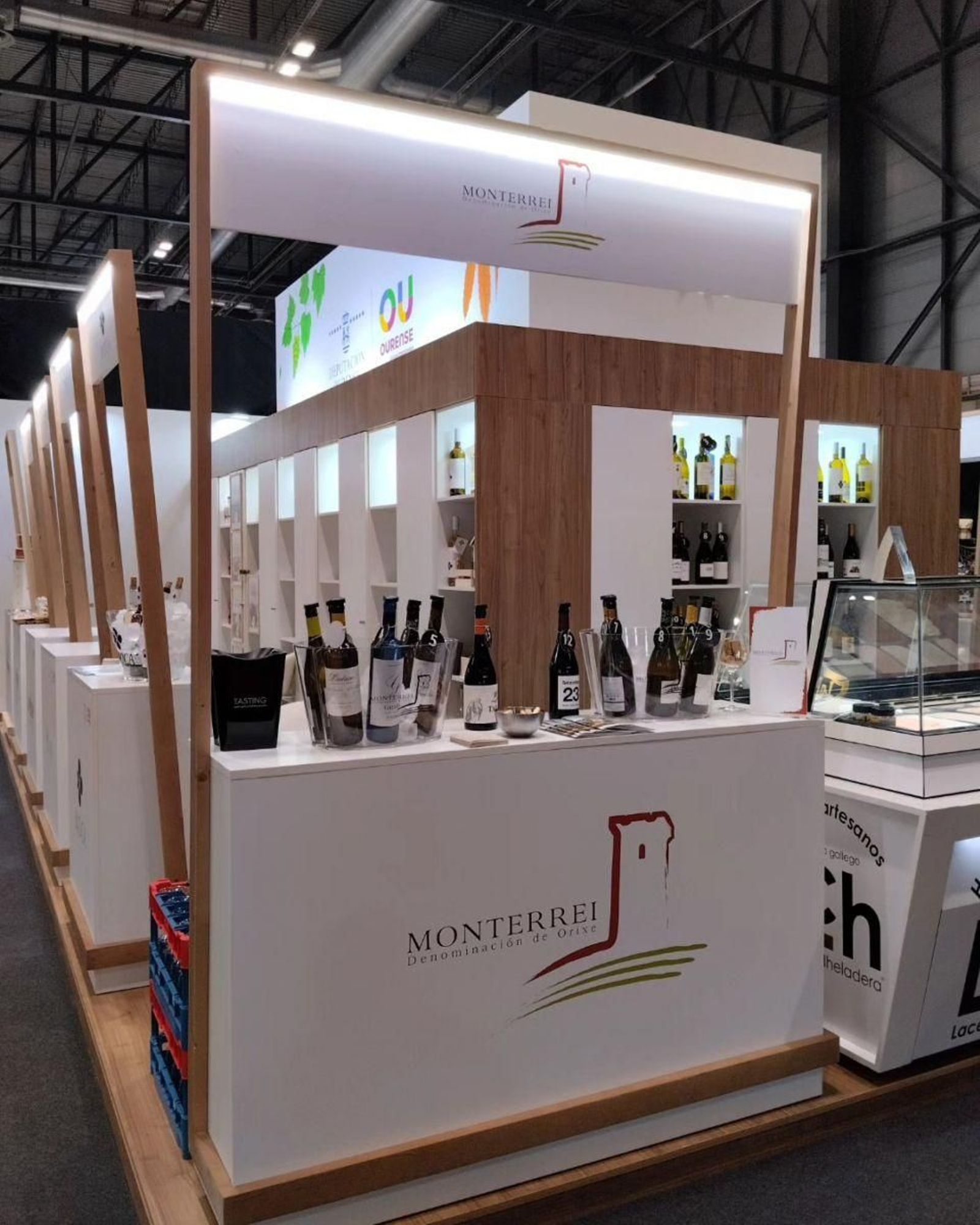 Expositor da D.O. Monterrei.