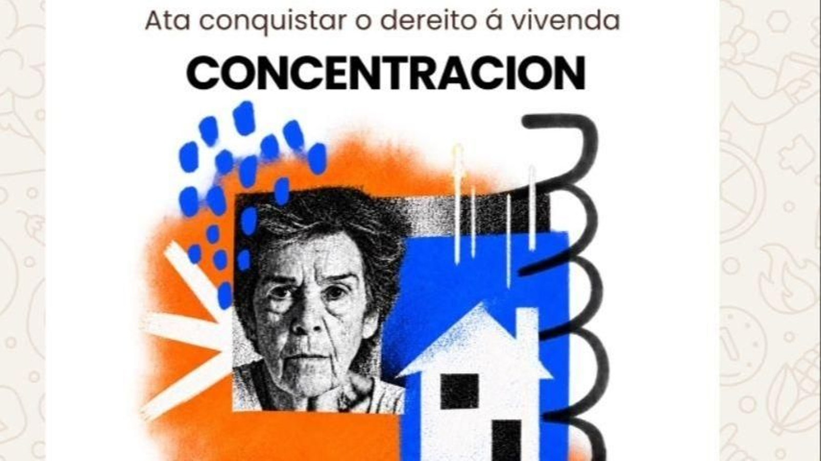 Concentración en Porta do Sol por la vivienda.