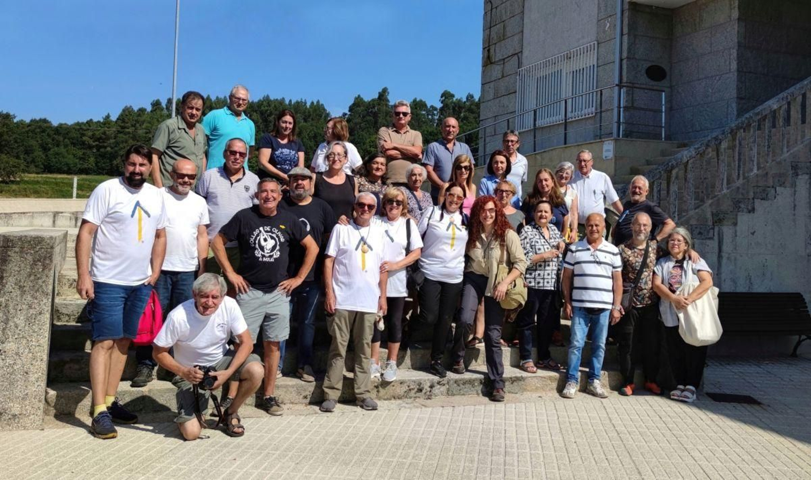 Foto de familia tras celebrar la asamblea de la Vía Mariana 2022.