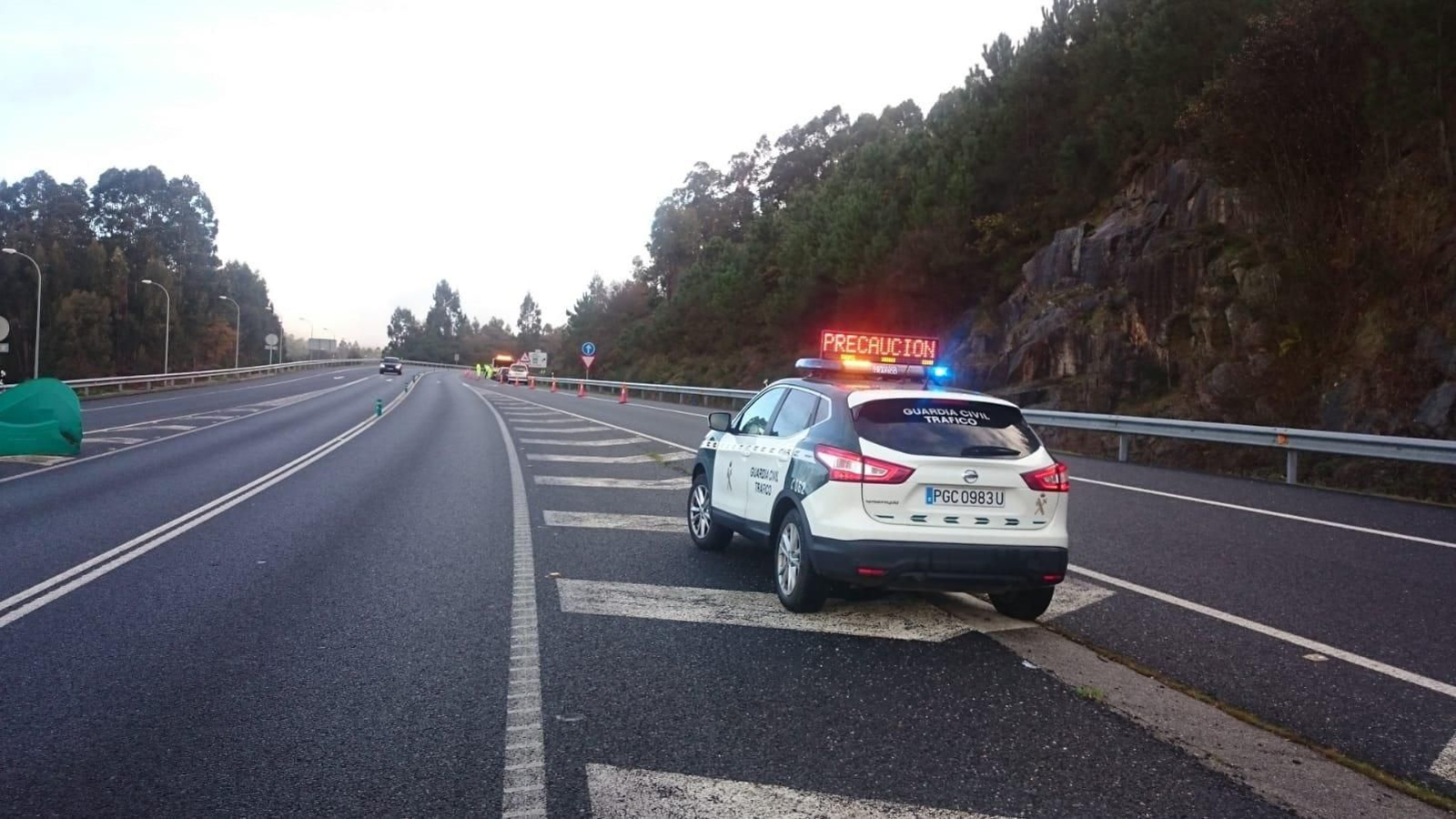 Interceptan a un conductor en la AP-9 en Mos que cuadriplicaba la tasa ...