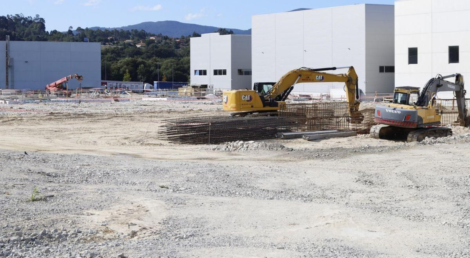 Estado de las obras de la planta que está construyendo Emenasa en Porto do Molle.