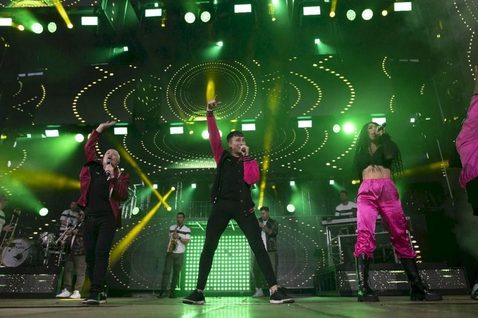 La Panorama, sobre un escenario ourensano el año pasado.