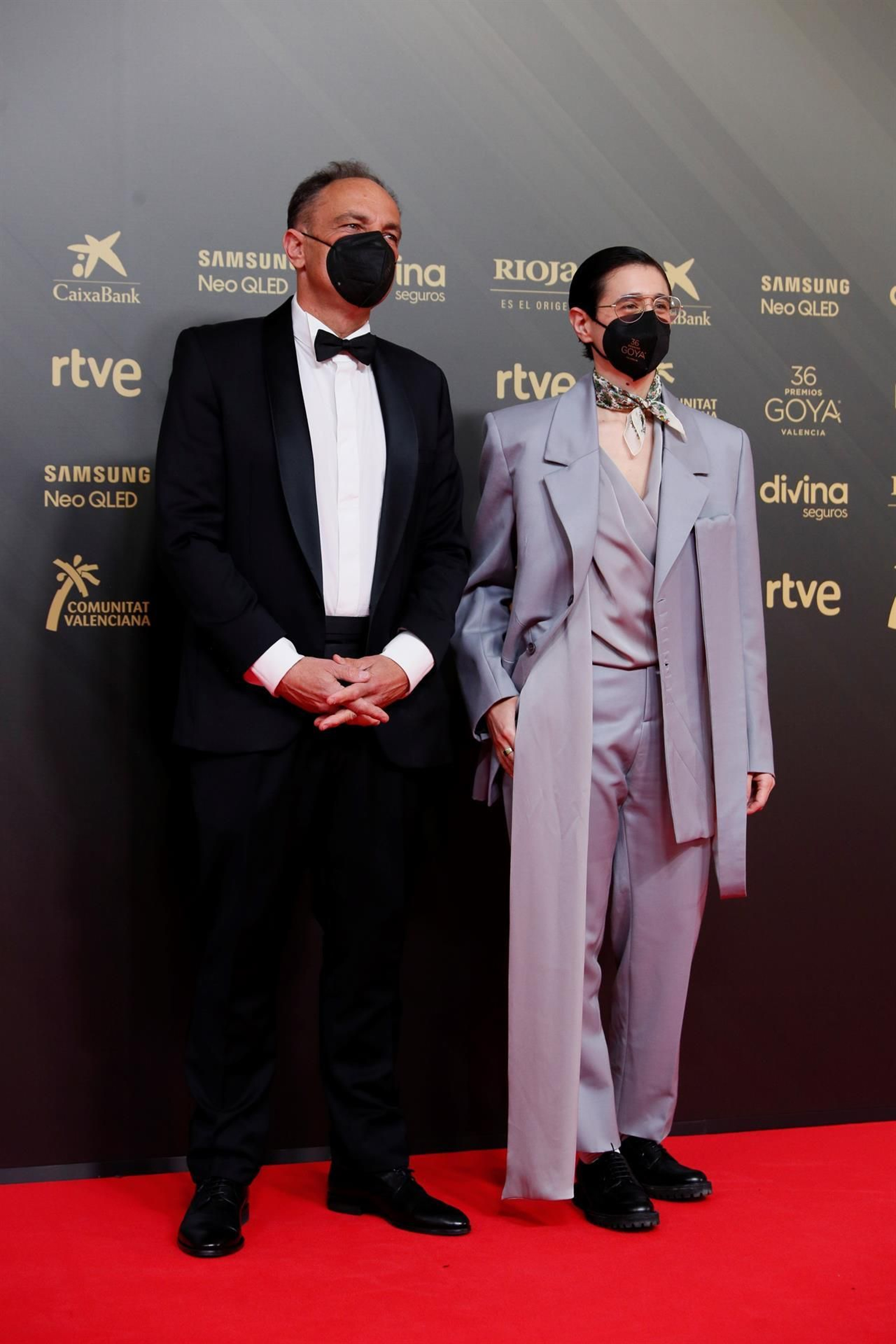 La alfombra roja de la 36ª edición de los Premios Goya. // EFE