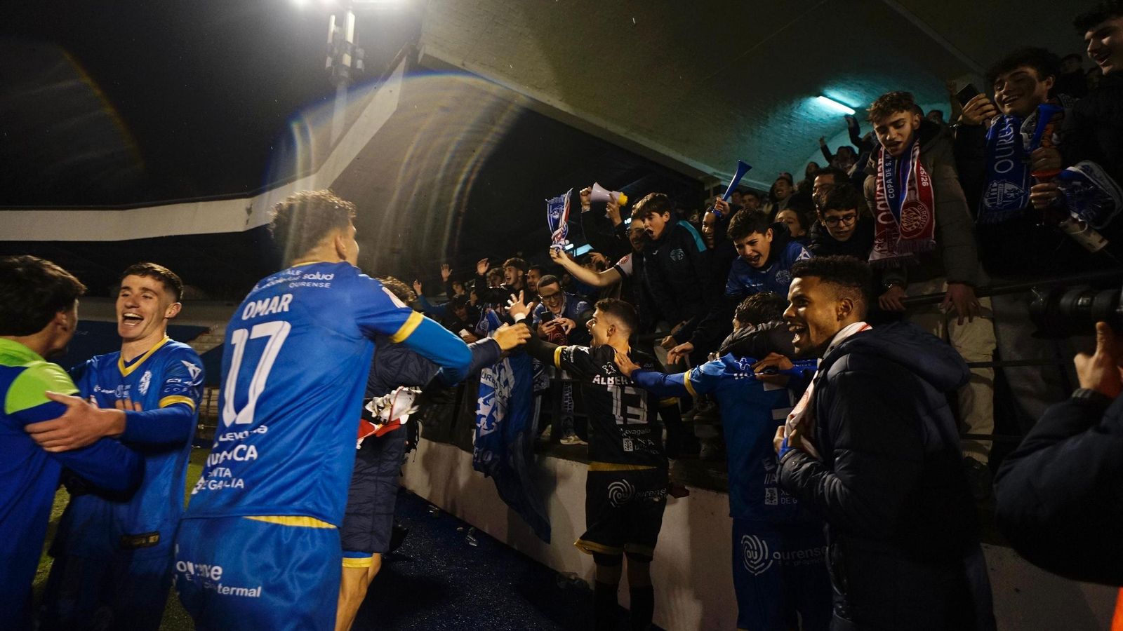 Galería | Noche de Copa del Rey en O Couto entre Ourense CF y Girona