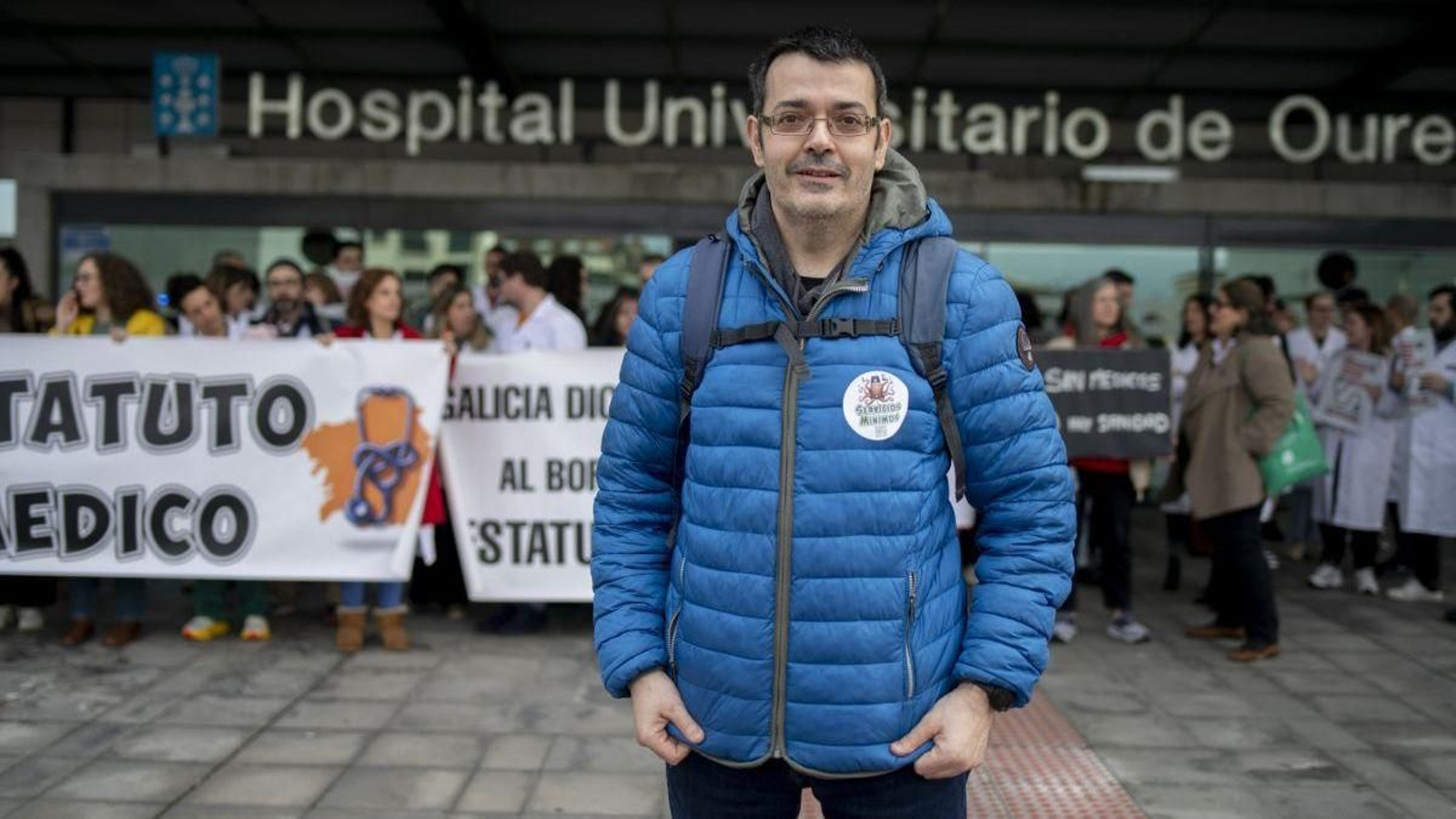 Angel López, anestesista del CHUO.