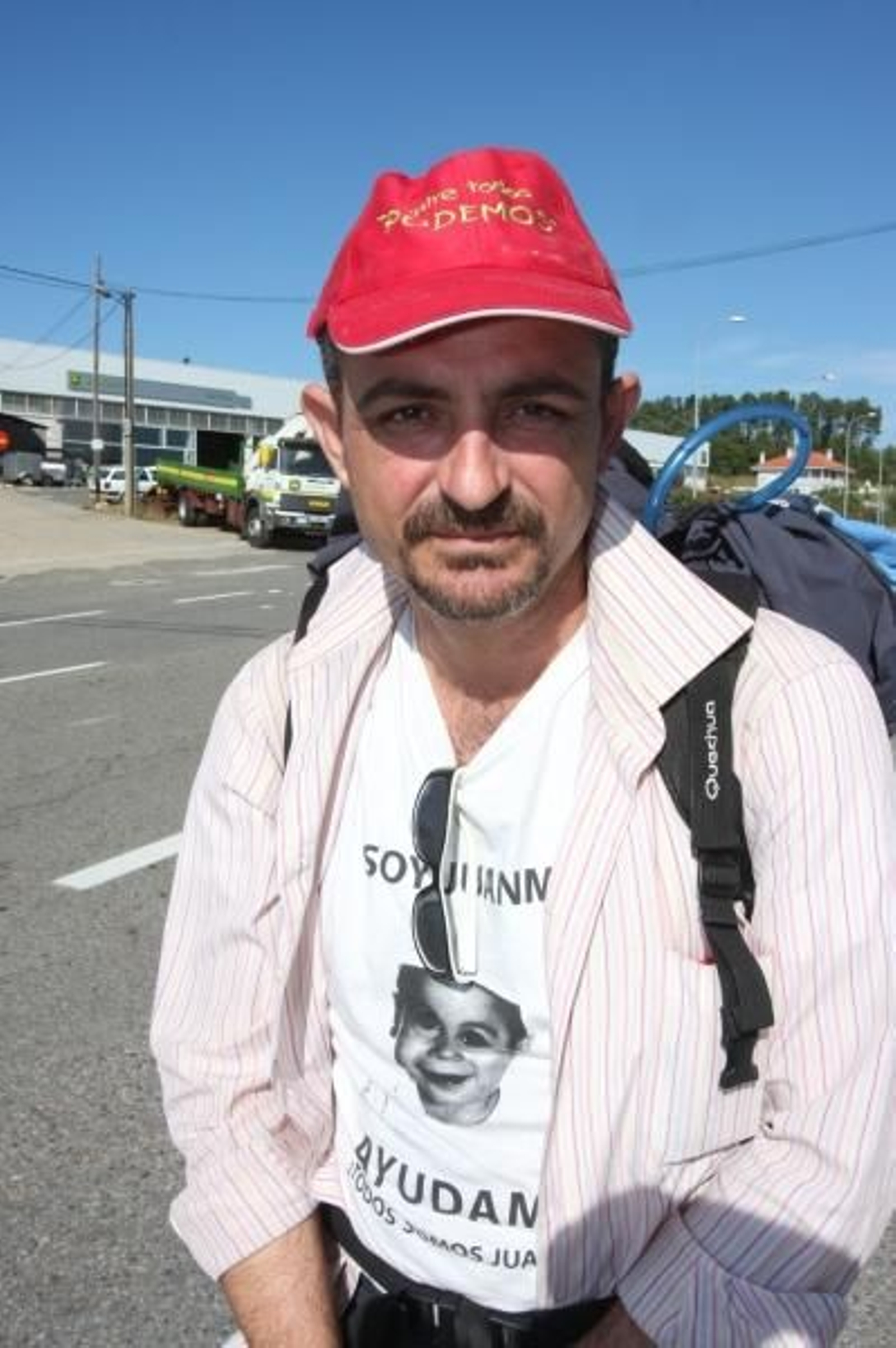 José Miguel Cabrera llegó ayer a la villa de Verín. (Foto: Miguel Ángel)