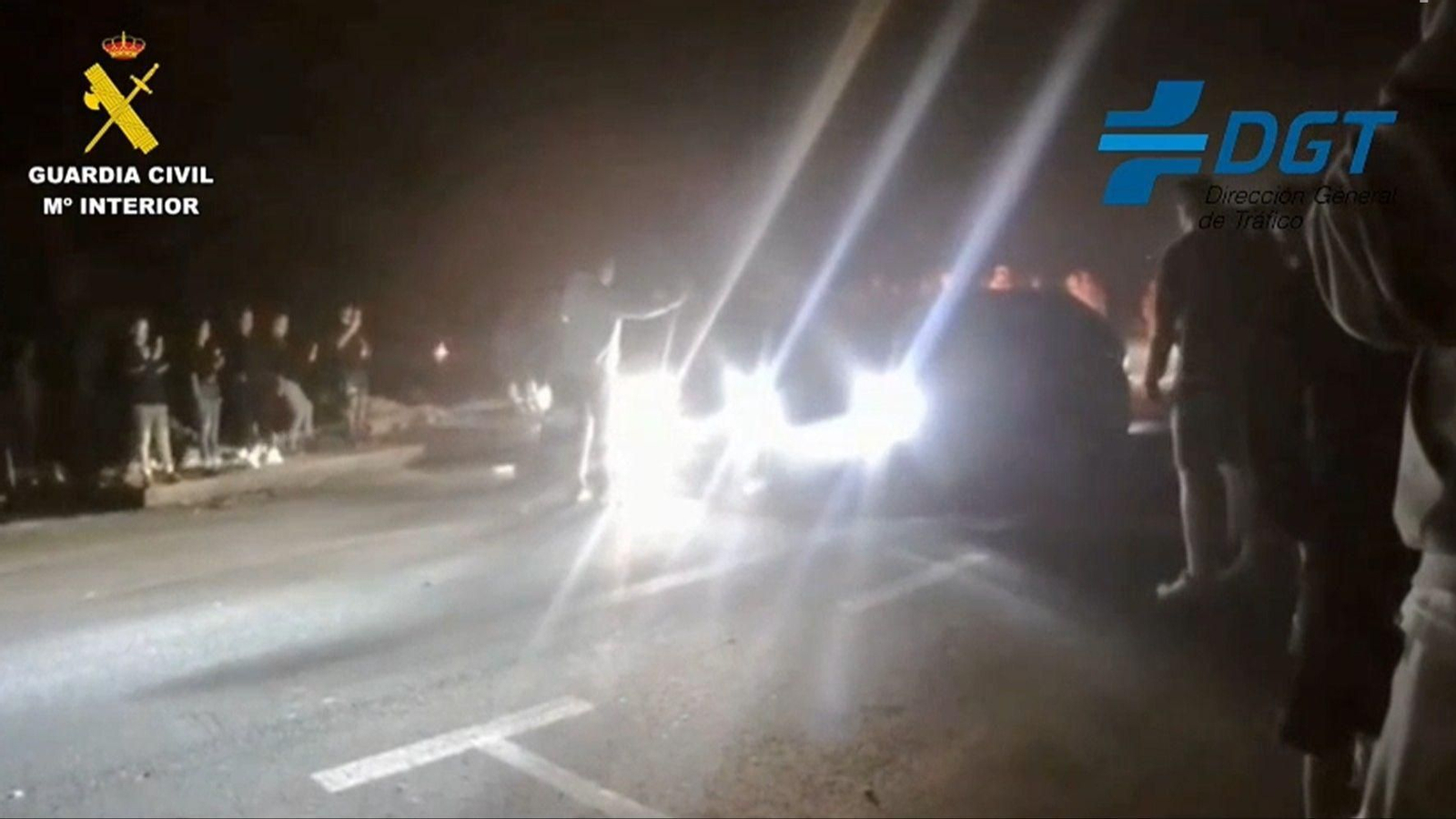 Desmantelan un punto de "quedadas" para carreras ilegales y "lanzadas" en Cea