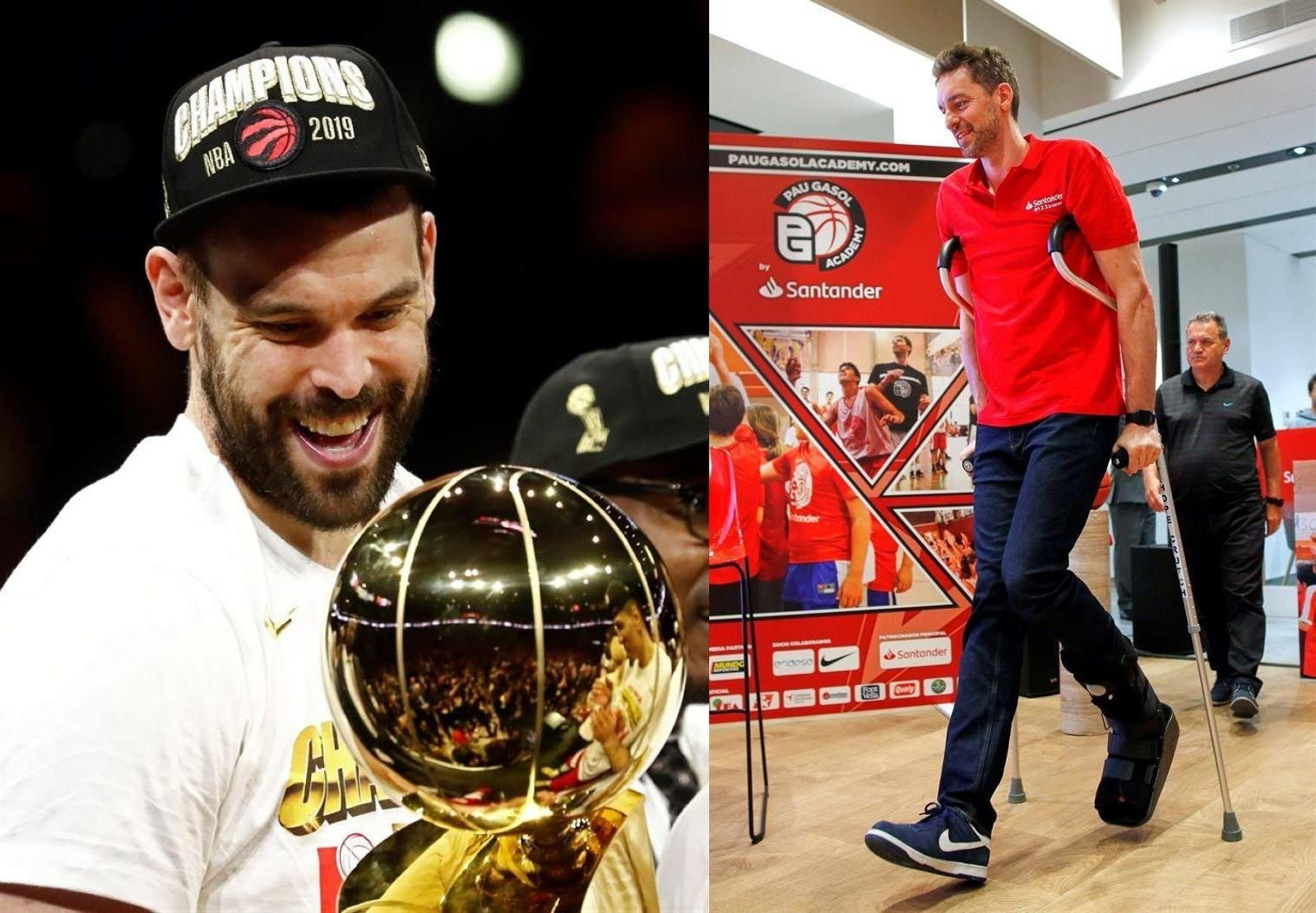 Marc Gasol y Pau Gasol.