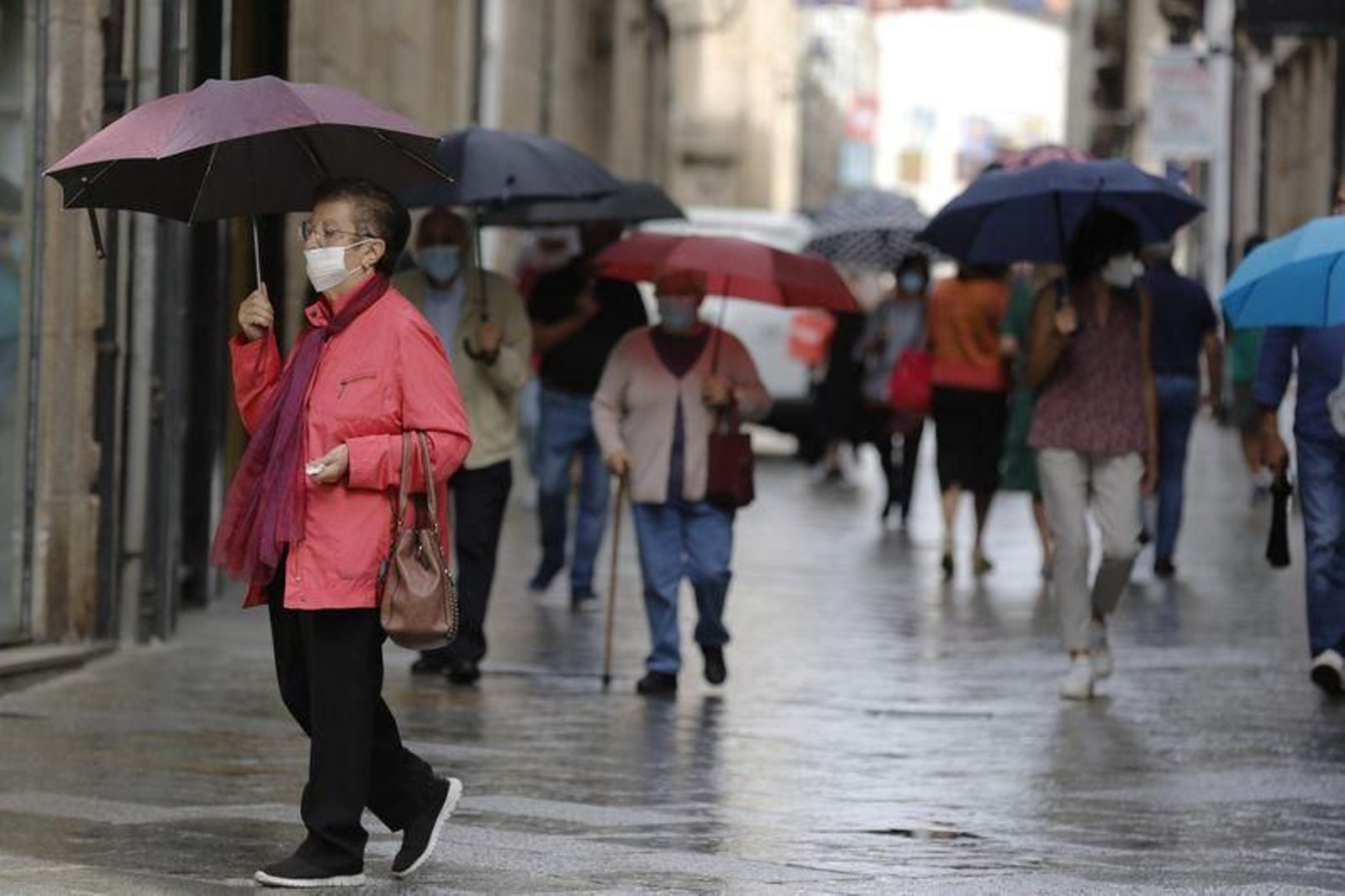 Ourense. 13/09/2021. Alerta amarela por Choiva en Ourense.
Foto: Xesús Fariñas