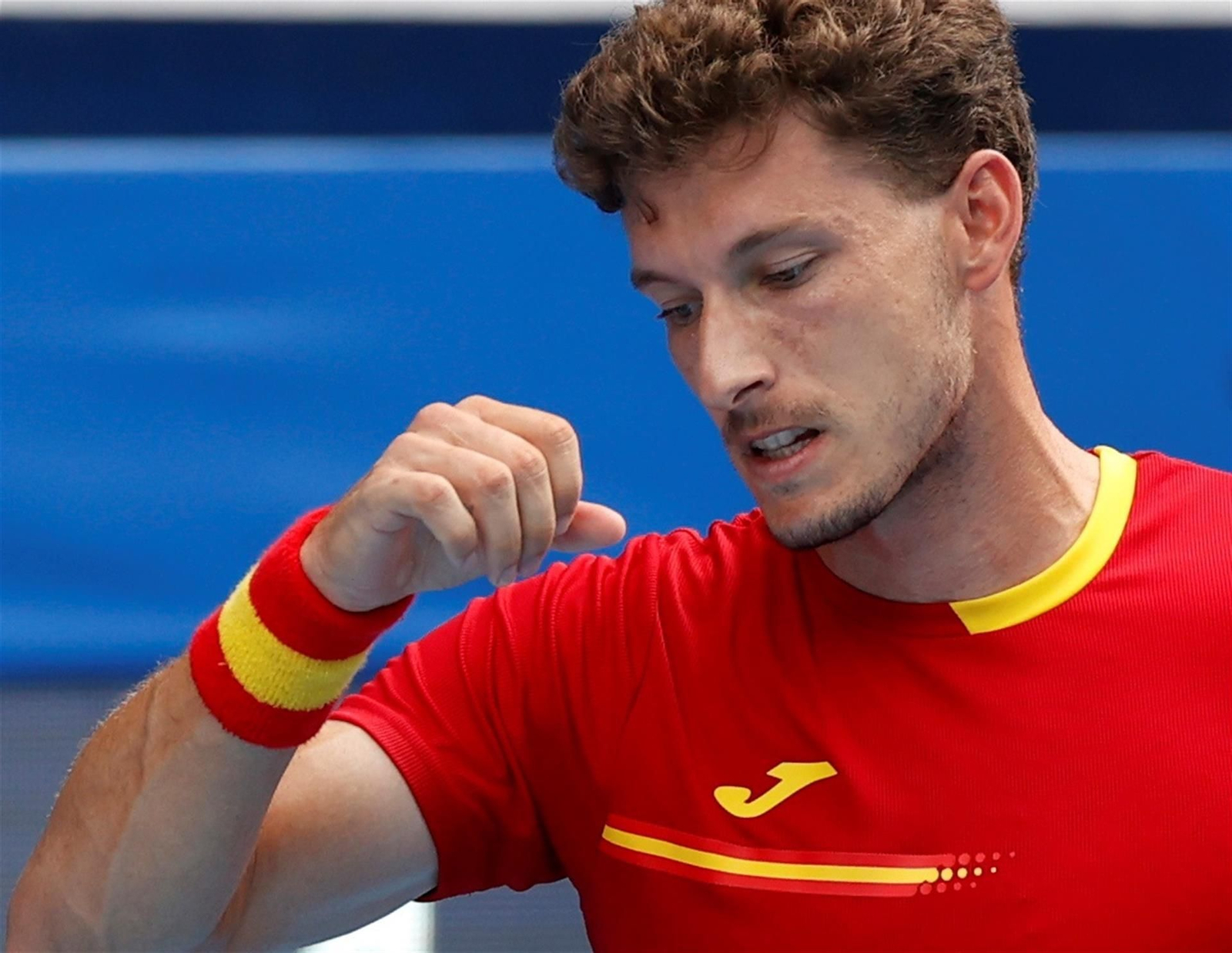 Pablo Carreño no tuvo opción alguna frente a Karen Khachanov // EFE