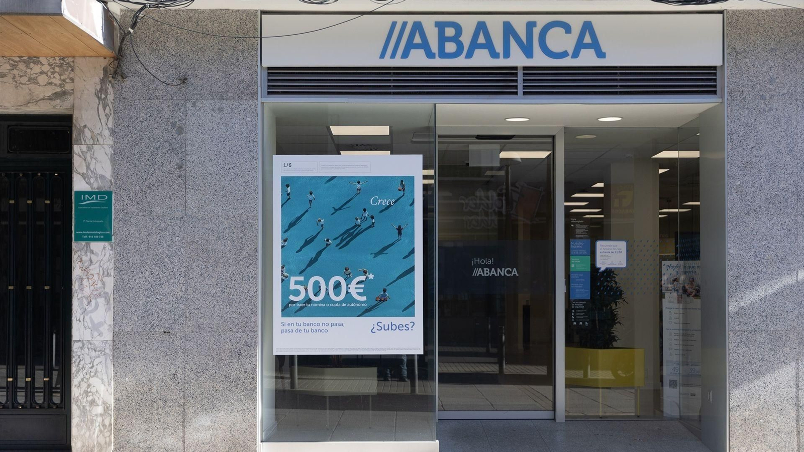 Una oficina de Abanca.