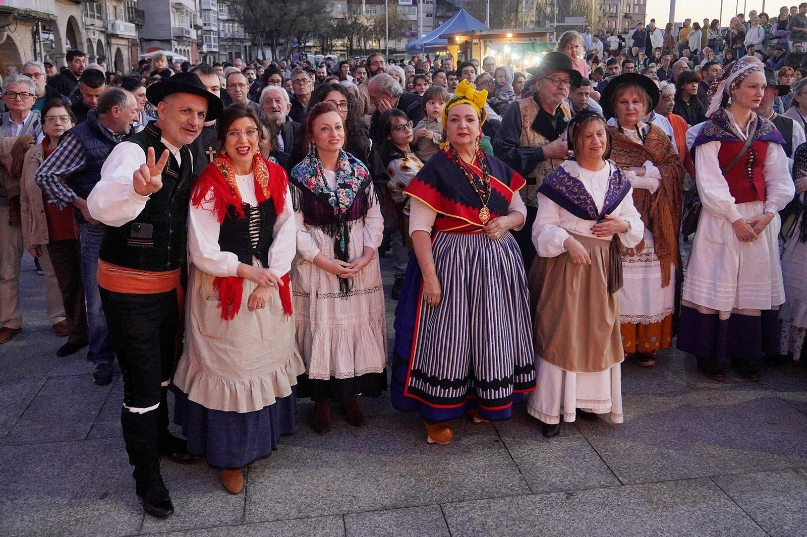 Concejales en la Reconquista de Vigo.