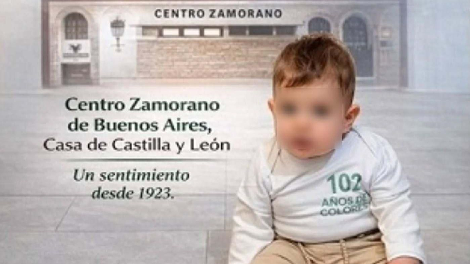 Tizziano, protagonista de la campaña del Centro Zamorano de Buenos Aires