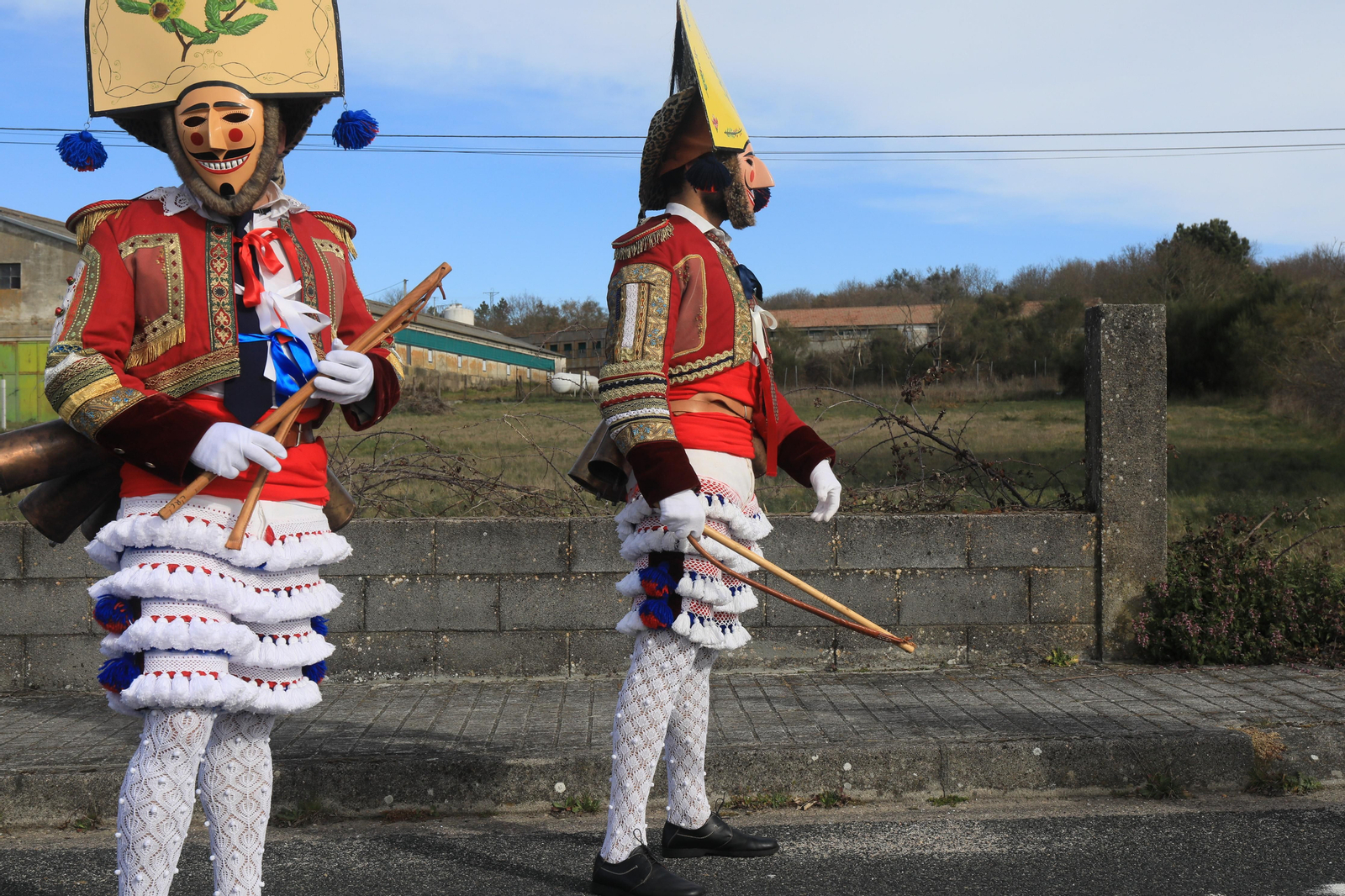 Desfile de entroido infantil en Cualedro. José Paz
