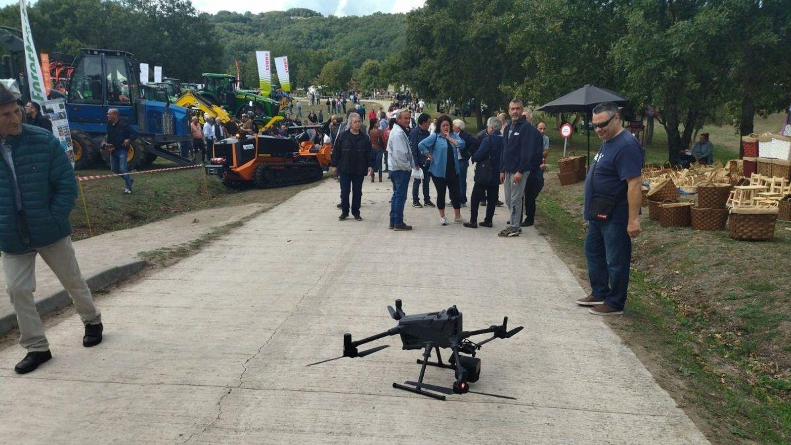 Dron para uso forestal.