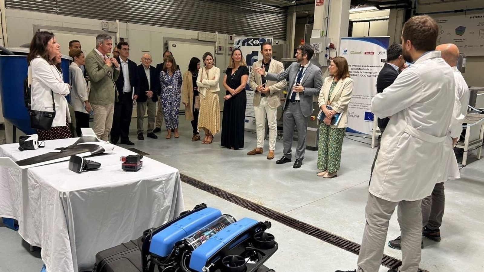 La reunión del consejo rector contó con el conselleiro do Mar y la directora de la Axencia de Innovación.