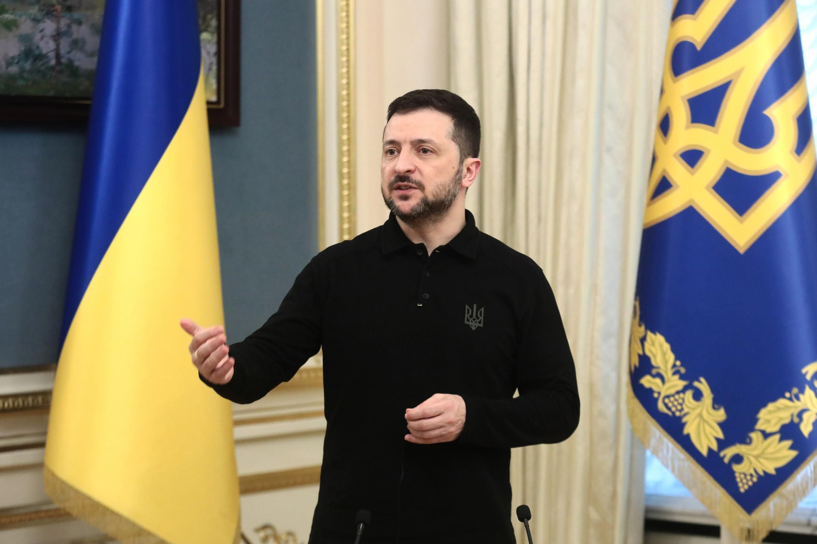 El presidente de Ucrania, Volodímir Zelenski.