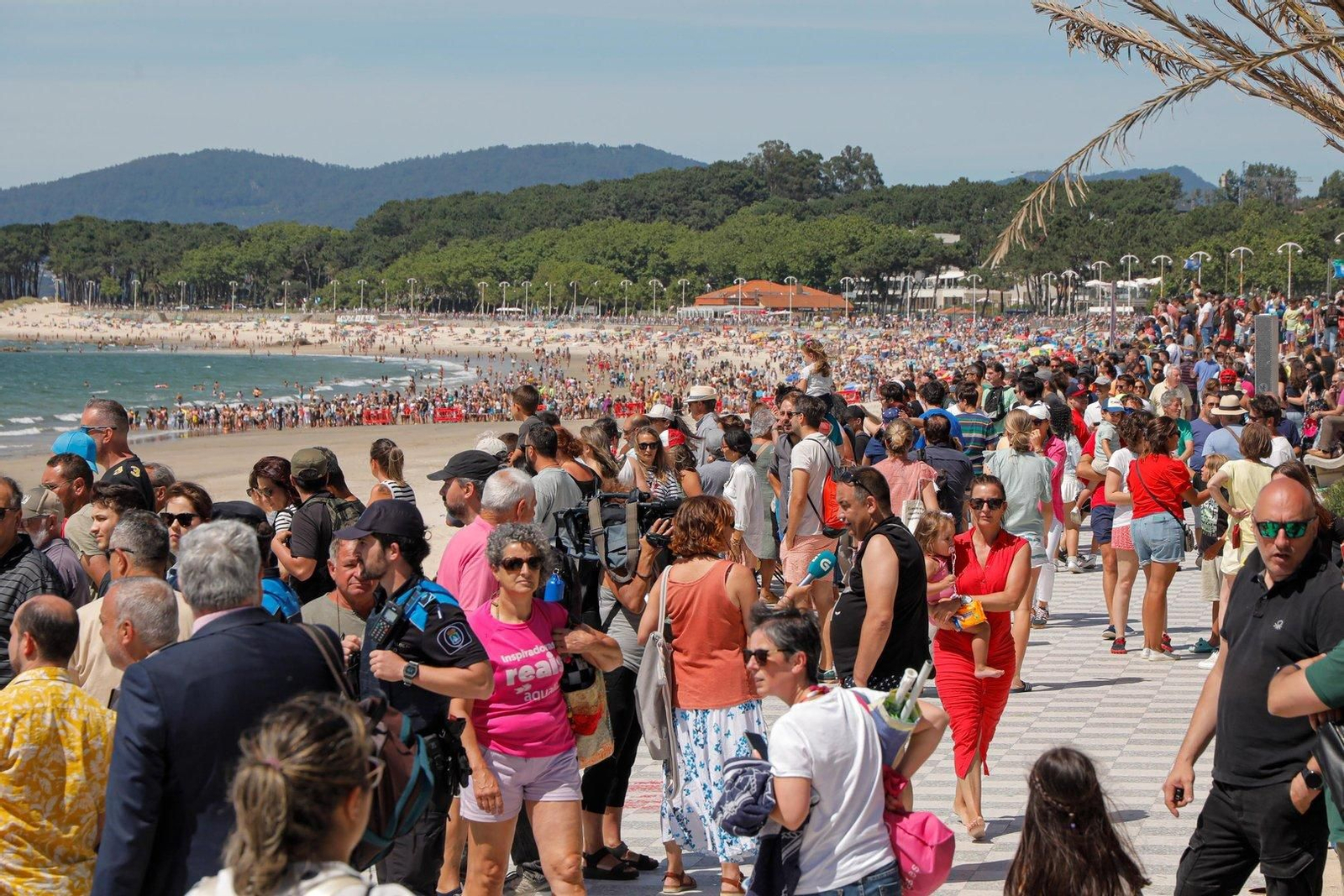 Exhibición flota Dédalo 24 en Samil.