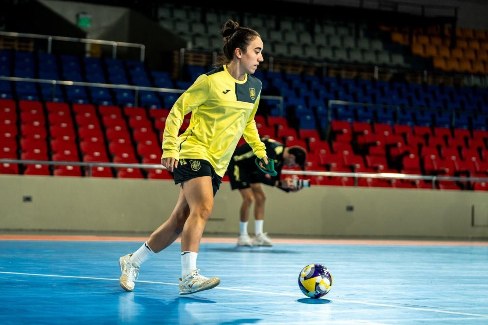 La jugadora ourensana Vane Sotelo