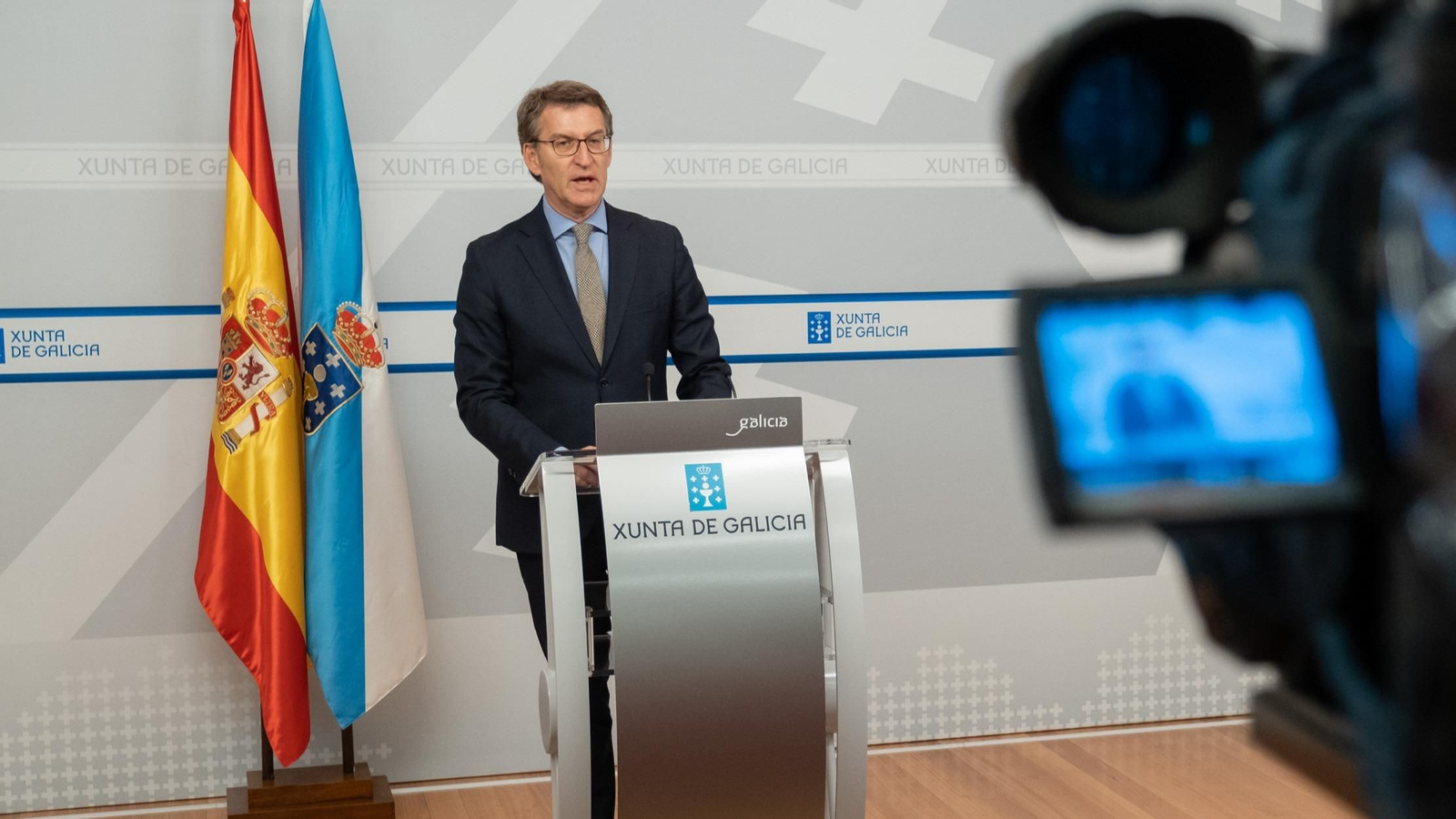 El presidente de la Xunta, Alberto Núñez Feijóo