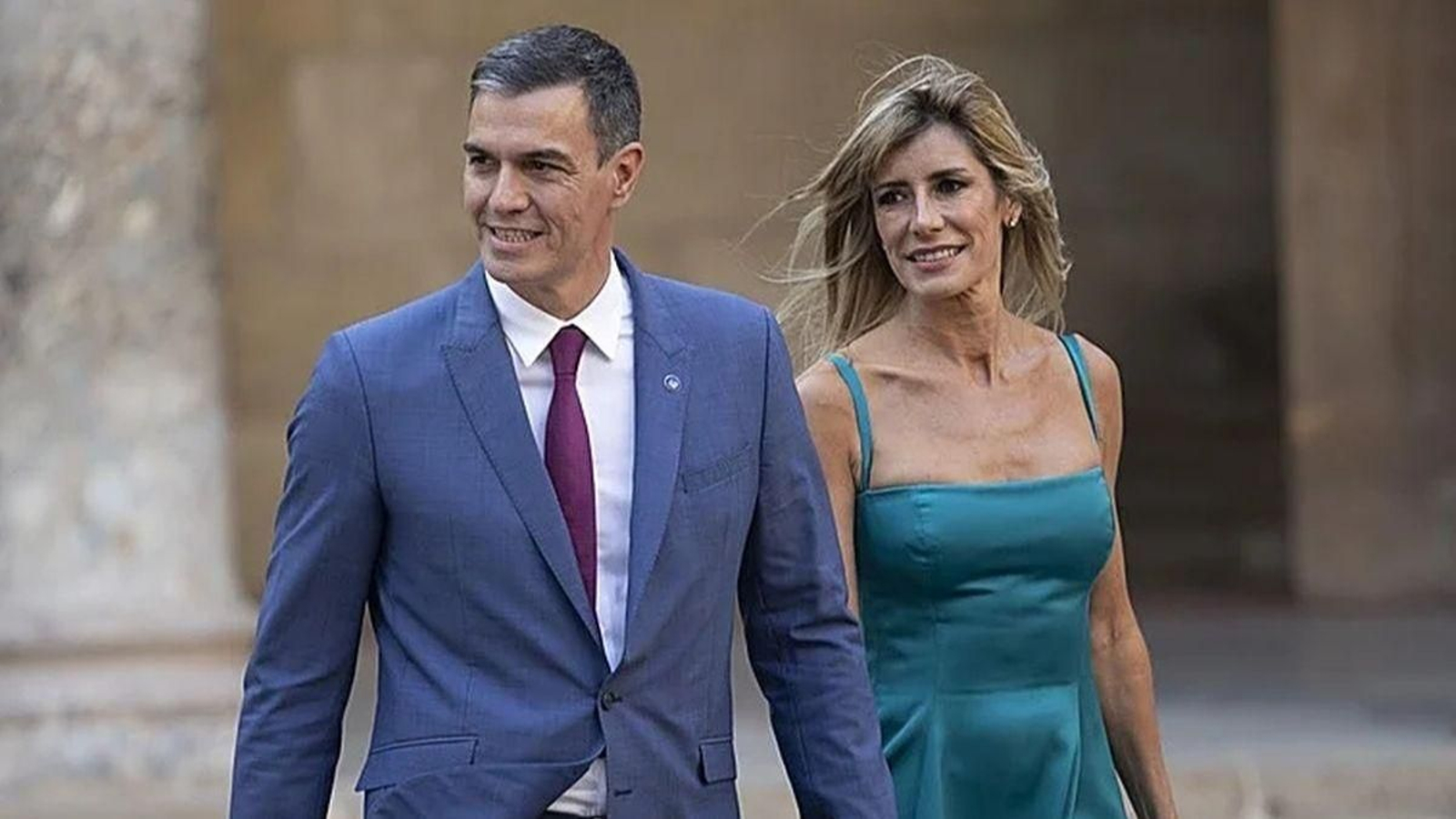Pedro Sánchez y su esposa, Begoña Gómez.