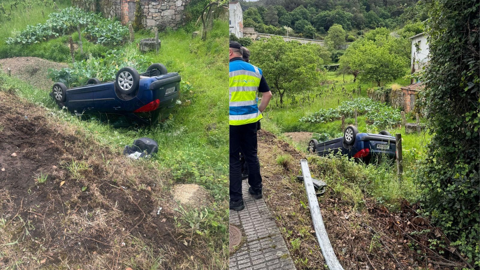 El lugar del accidente