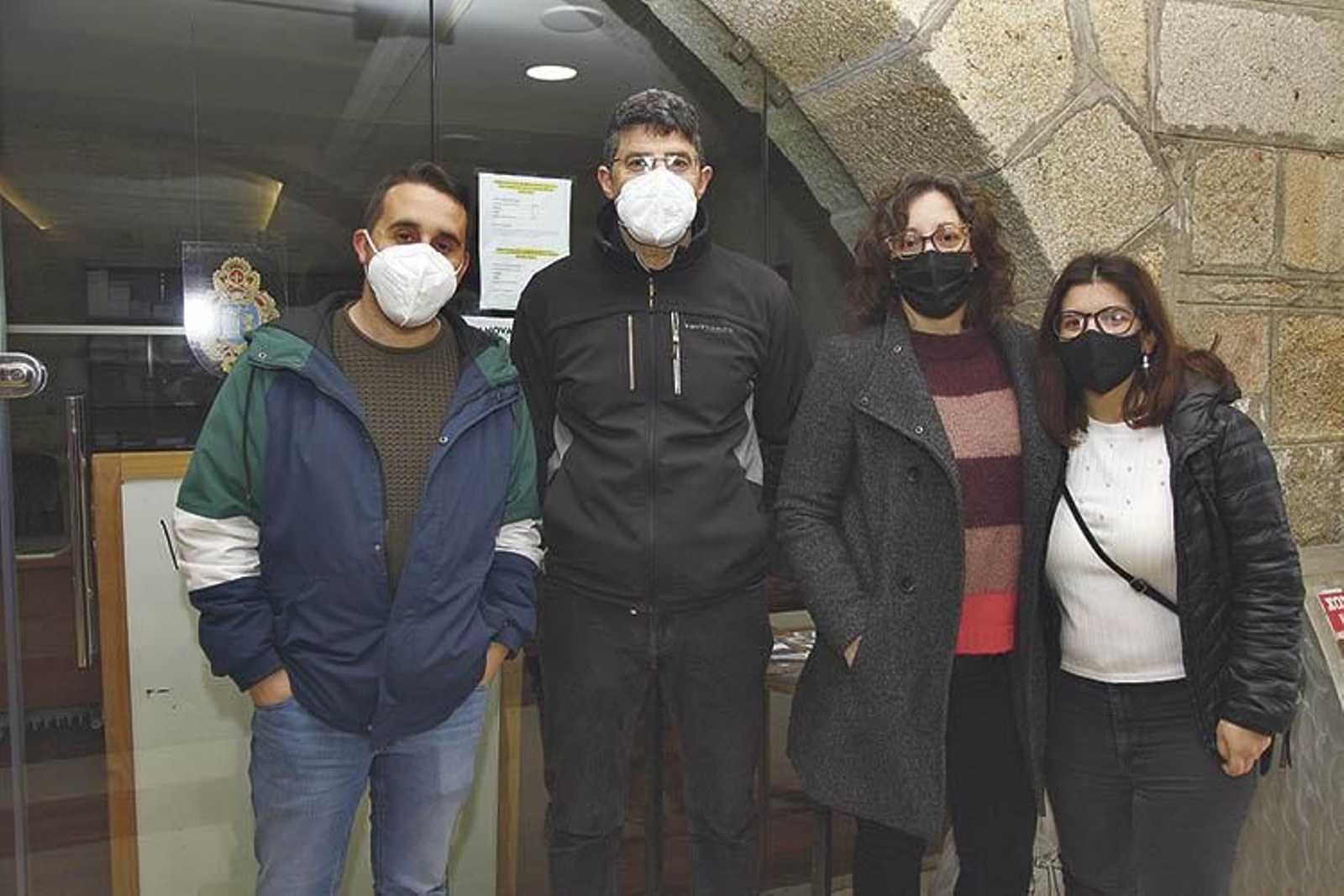 Dasi, Juan, Julia e Yaiza.